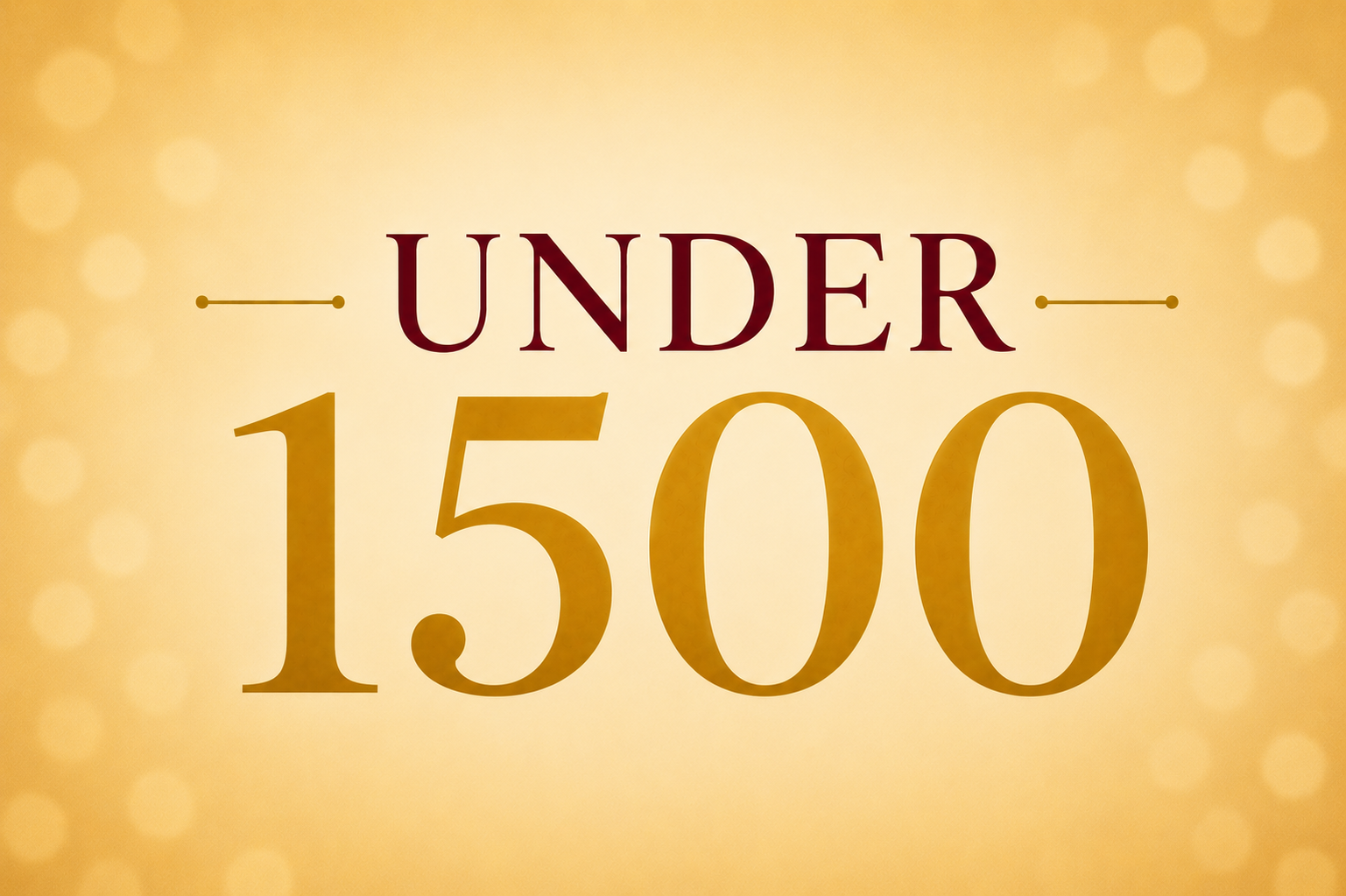 UNDER 1500