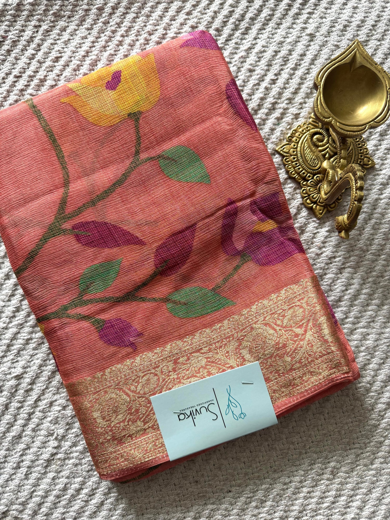 CHIFFON SUV5523-PEACH