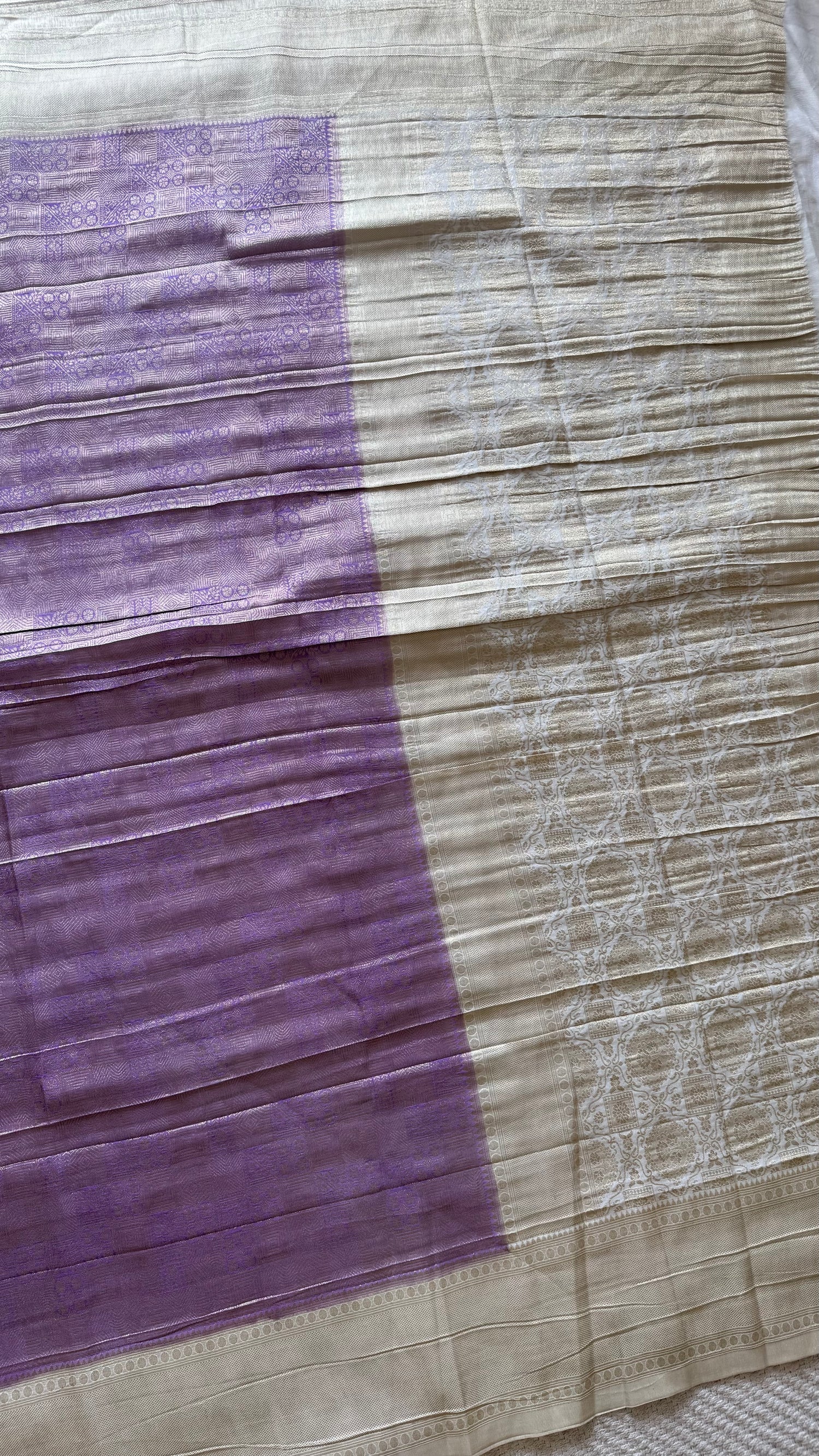 BANARASI GEORGETTE SUV5649-LAVENDER