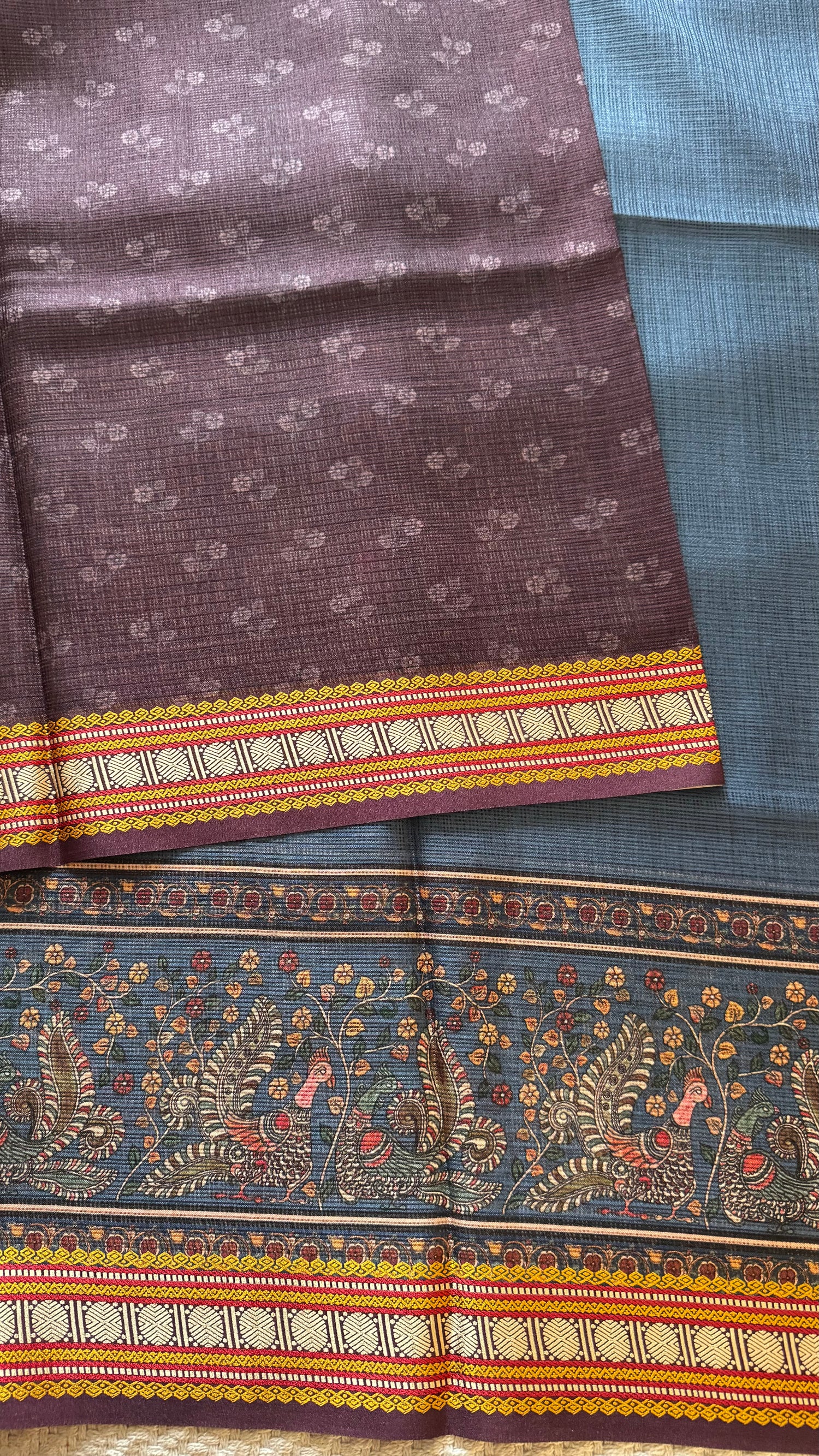 KOTA SILK SAREE SUV5542-BLUE
