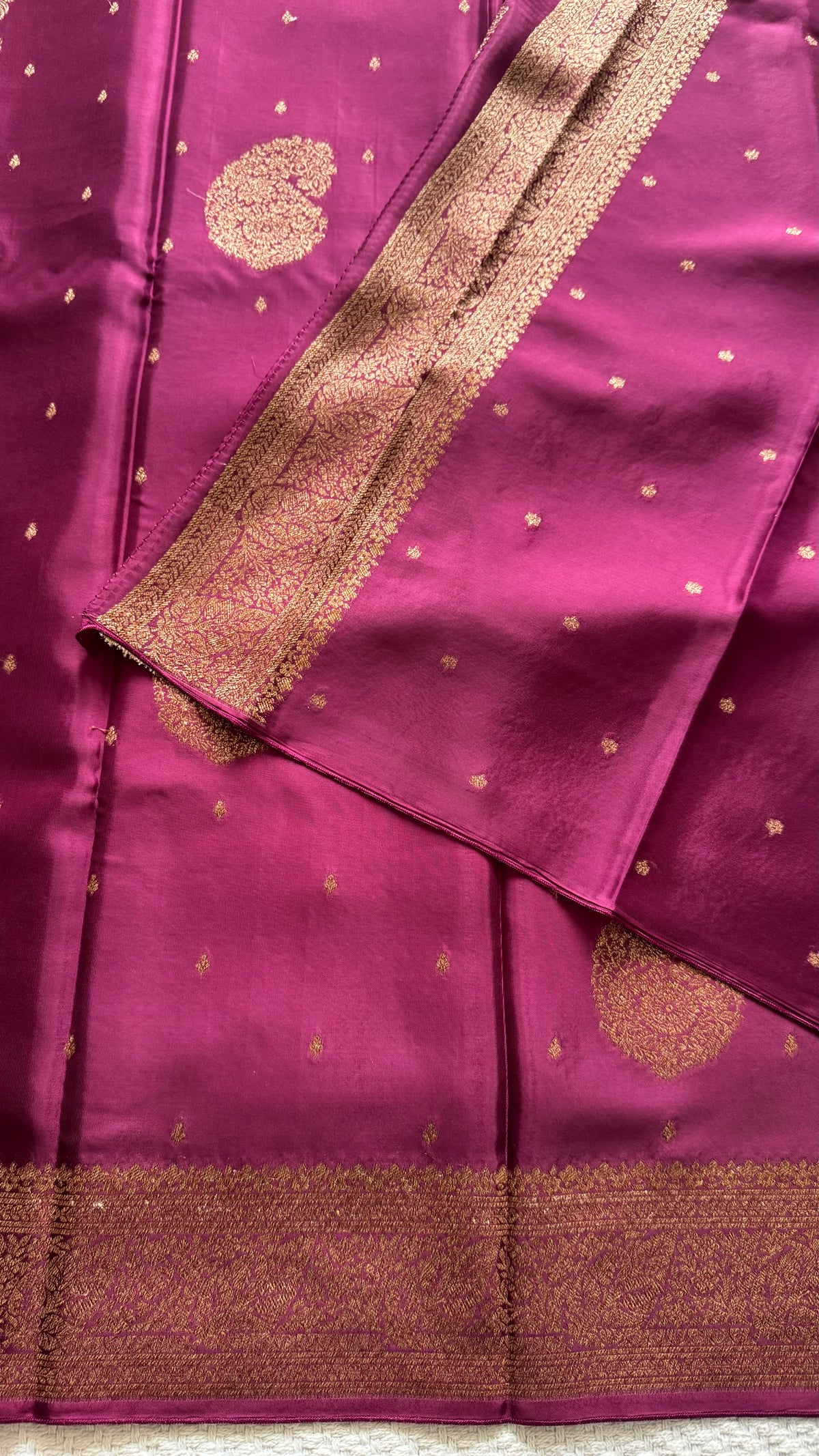 CRAPE SILK SUV5706-MAGENTA