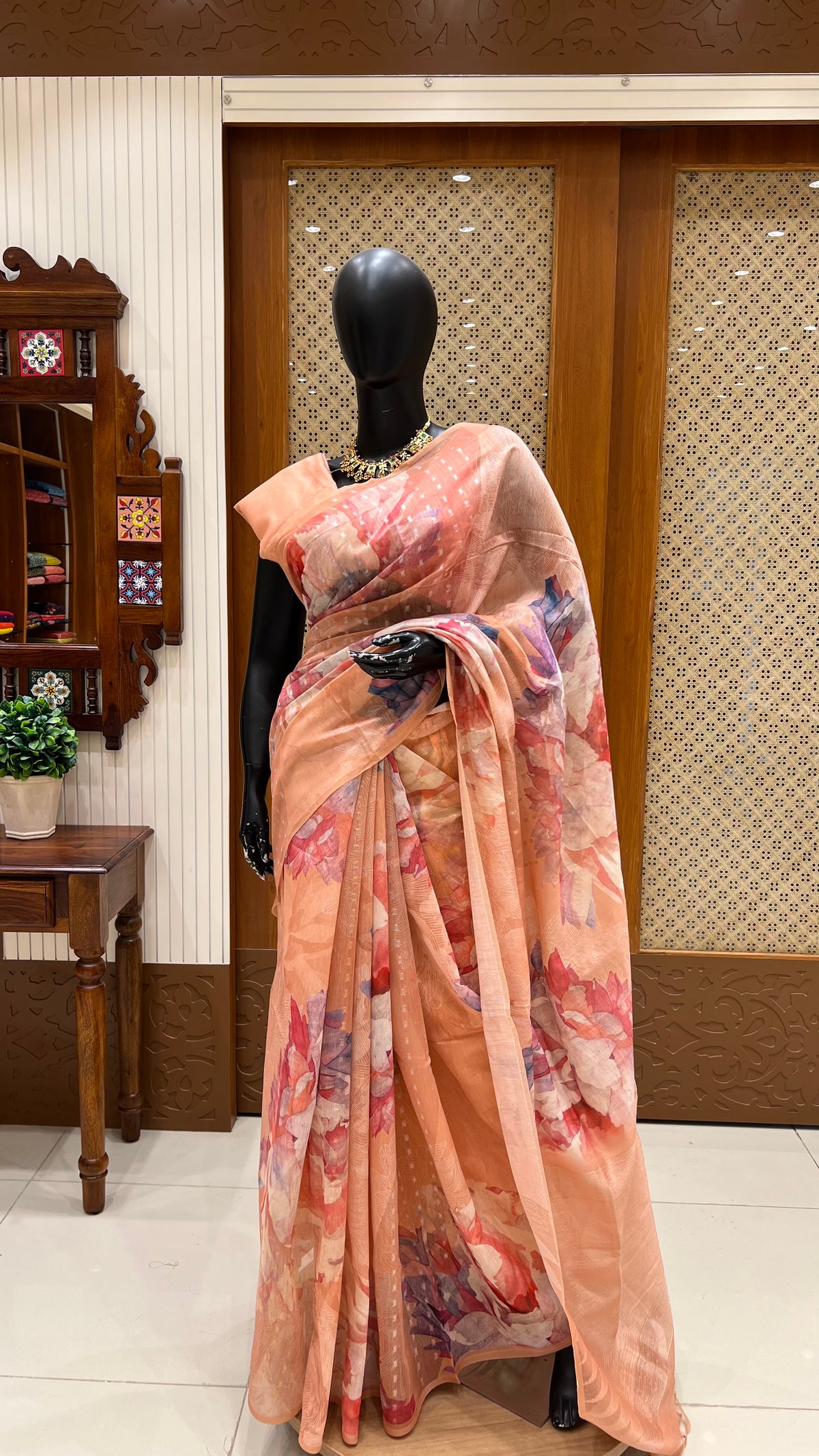 TUSSER COTTON SUV2880-PEACH