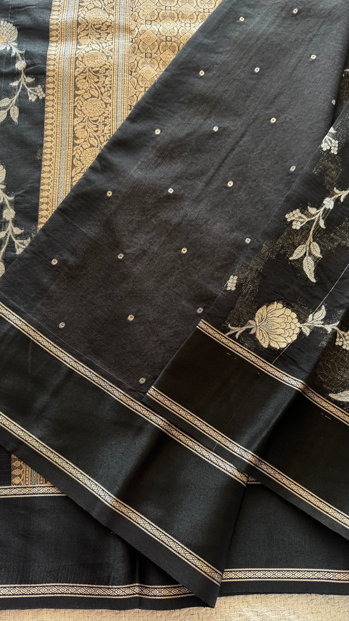 KOTA SILK SAREE SUV5889-BLACK