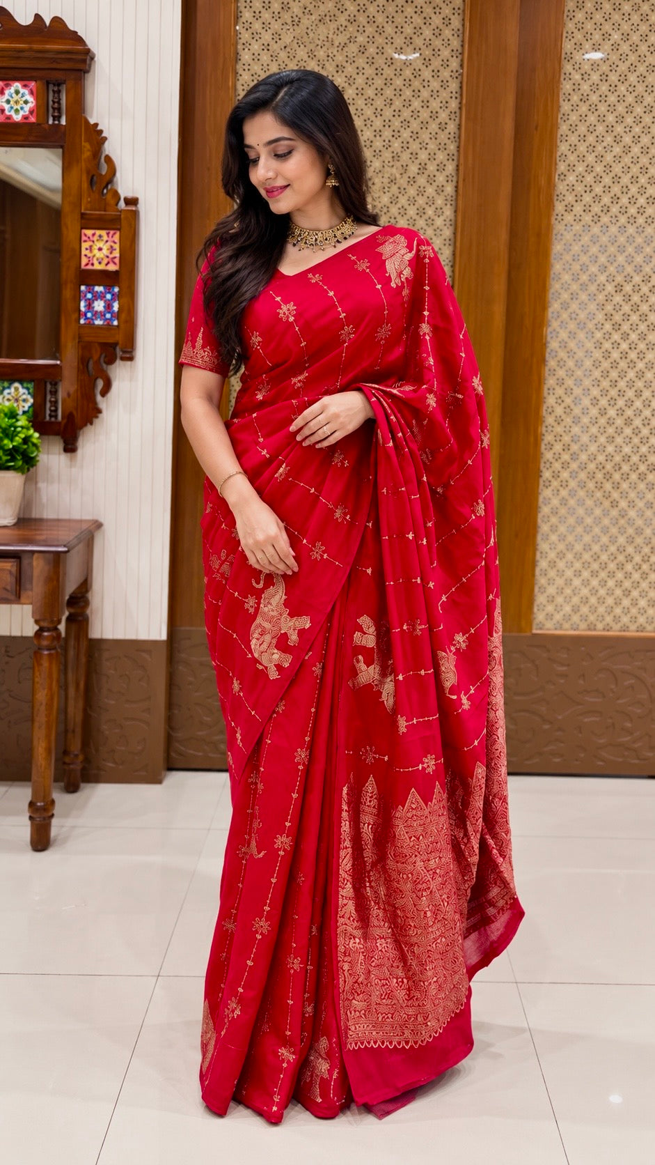 JUTE TUSSER SUV5849-RED