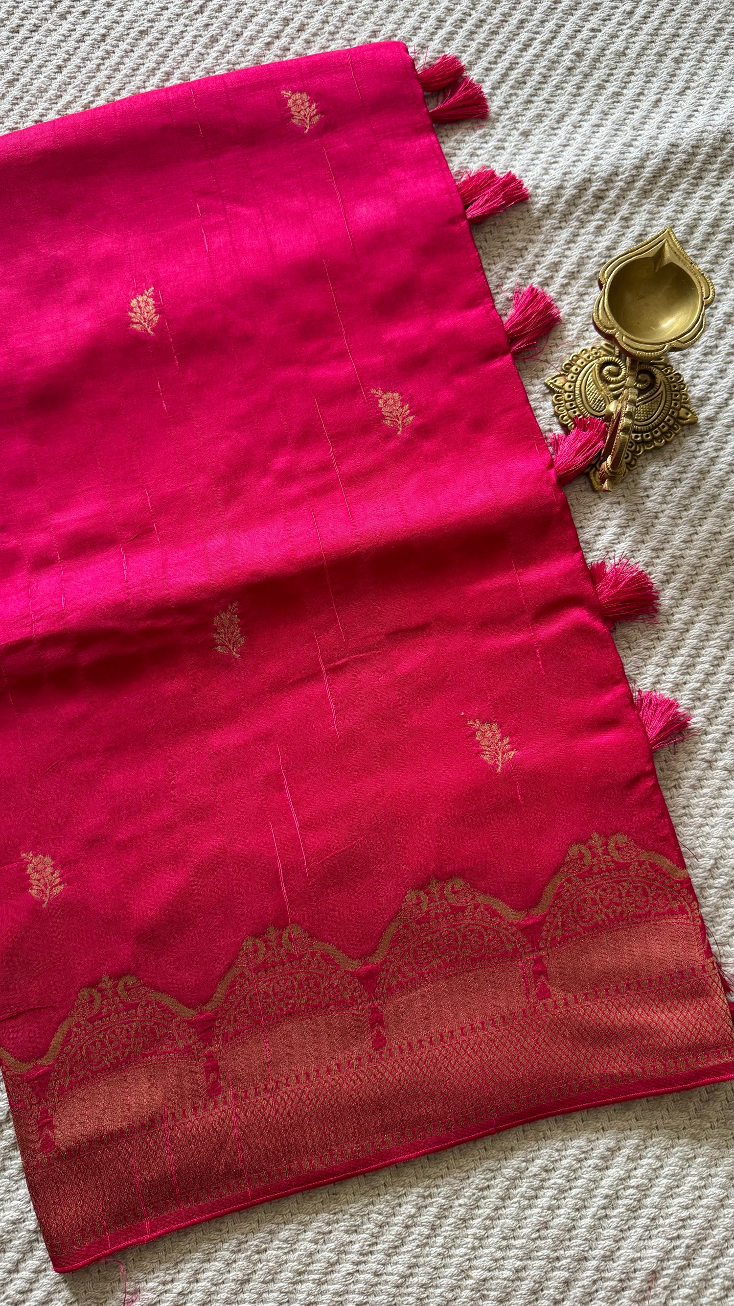 CREPE SILK SAREE SUV5646-PINK