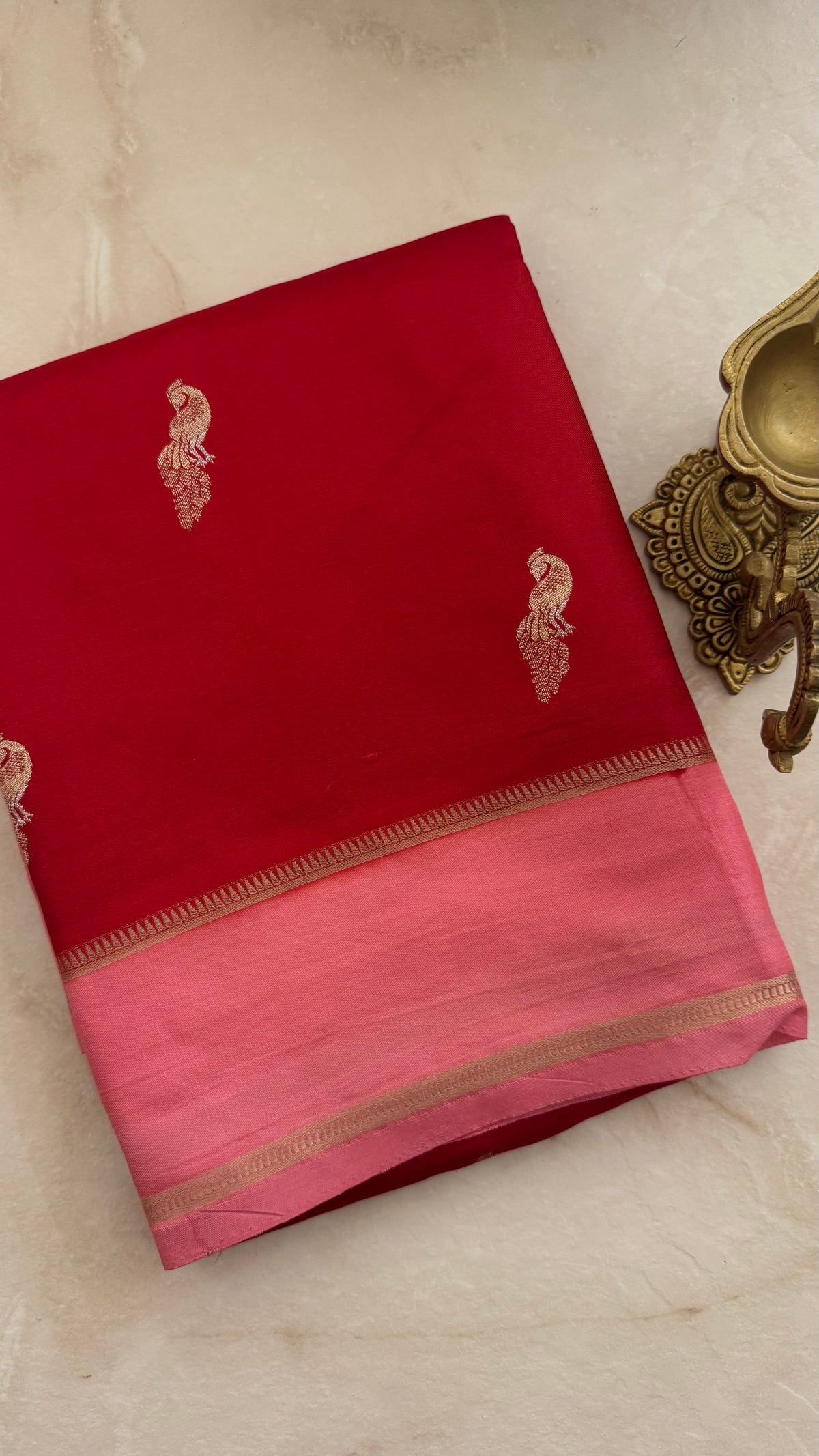 CREPE SILK SUV5803-RED