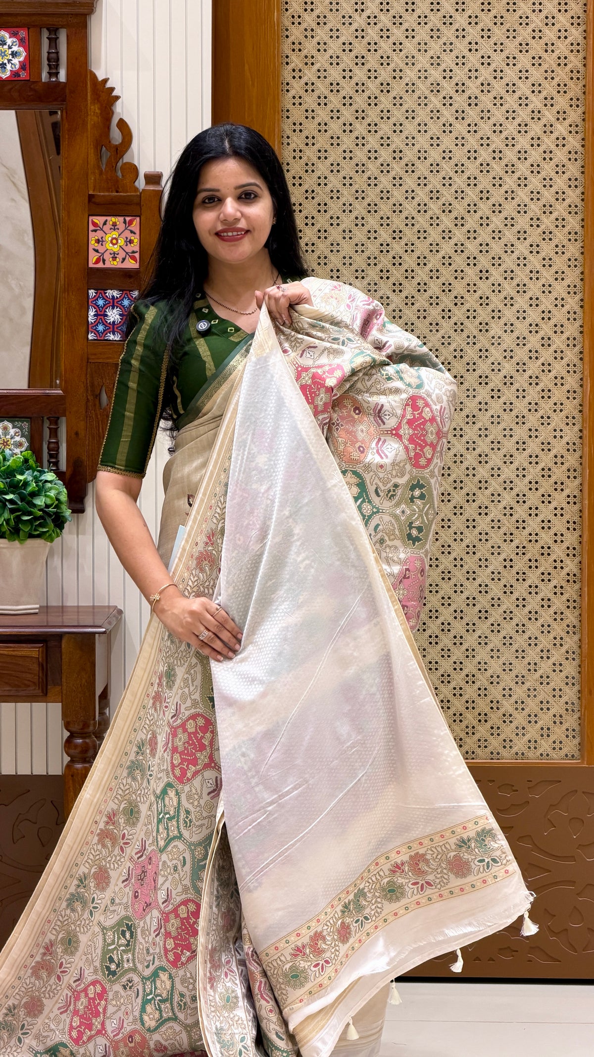 SATIN CREPE SUV5467-WHITE