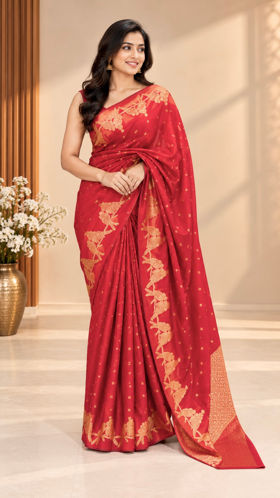 VISCOSE CREPE SUV5801-RED