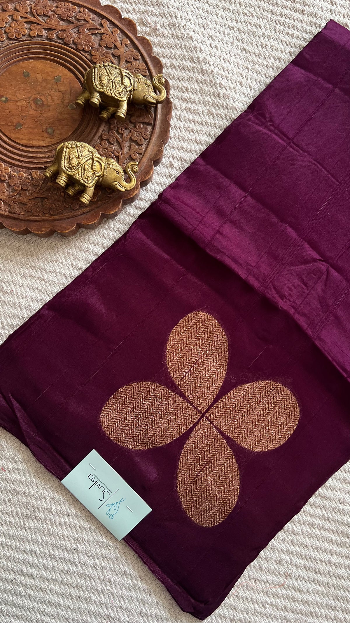JUTE TUSSER SUV5848-GRAPE
