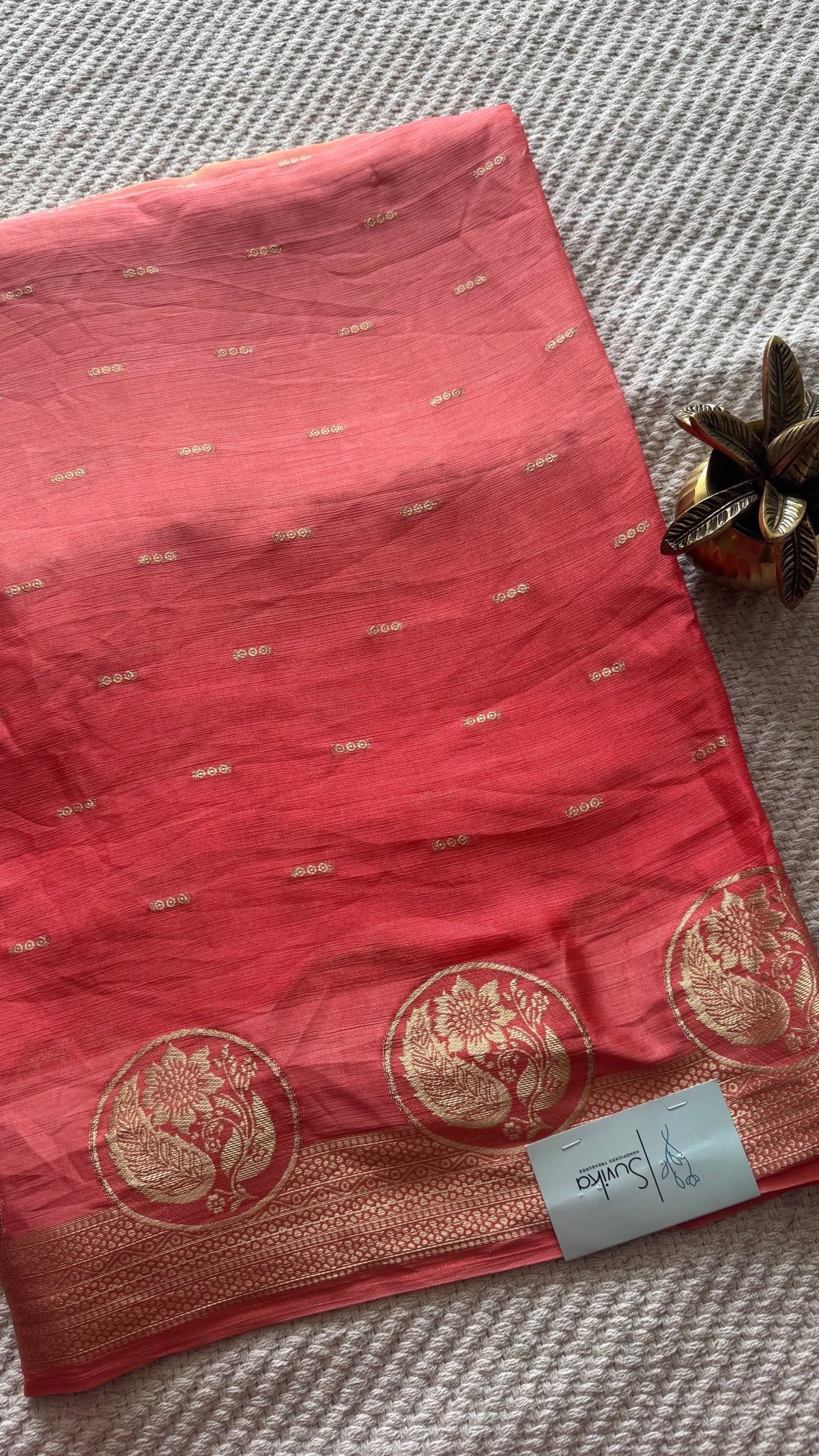 GEORGETTE SAREE SUV5939-PEACH