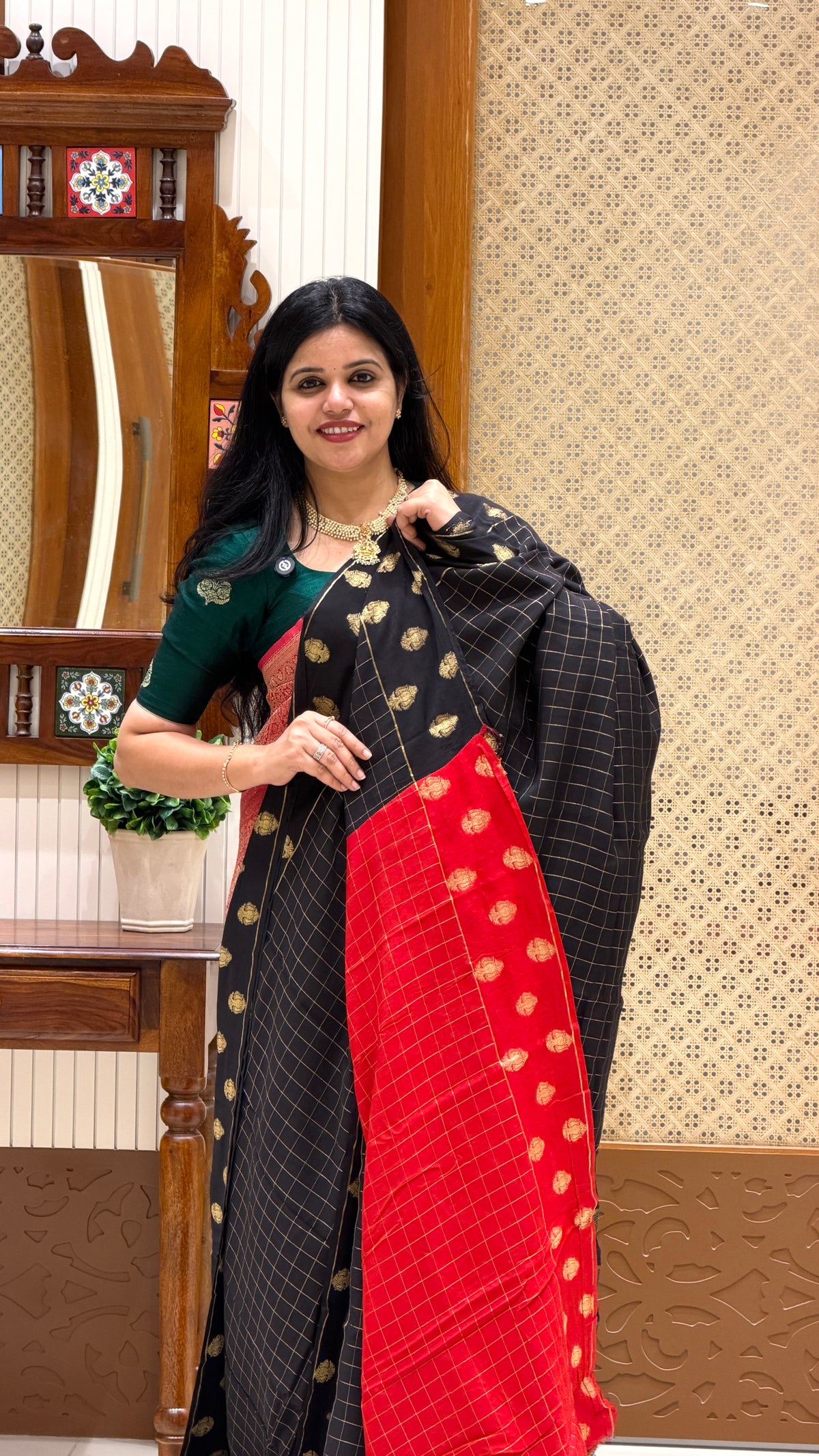 MUNGA COTTON SUV5828-BLACK