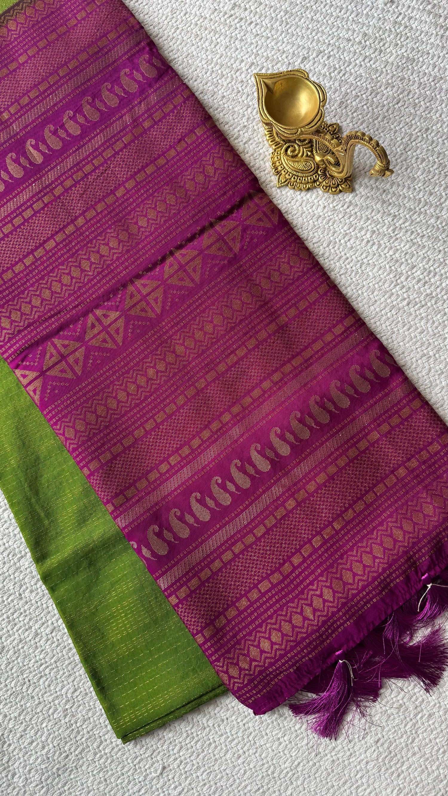 SUV3873-OLIVEGREEN WITH PURPLE