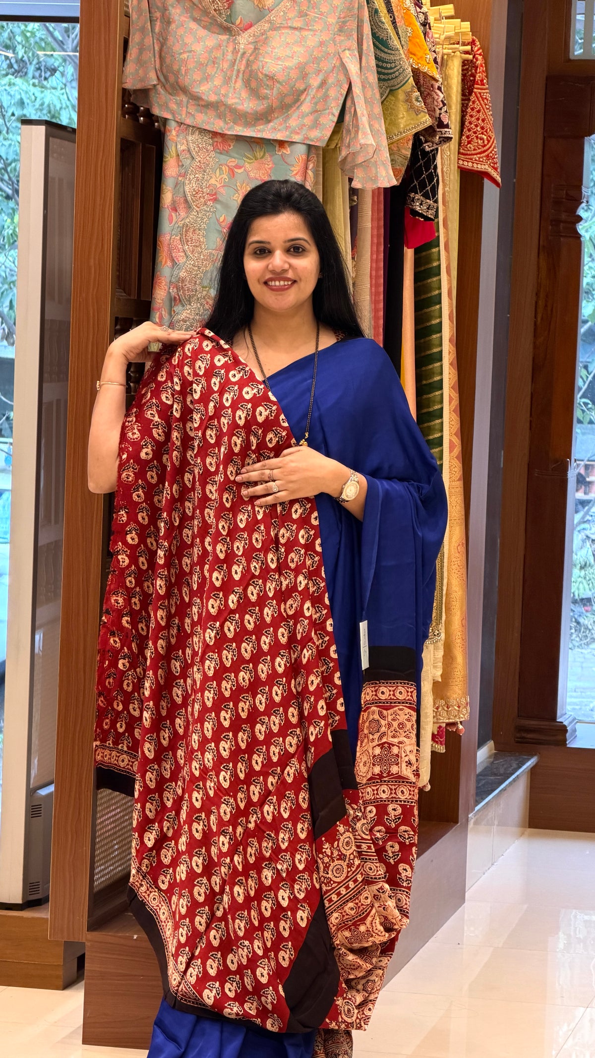 PURE MODAL SILK SUV4840-BLUE