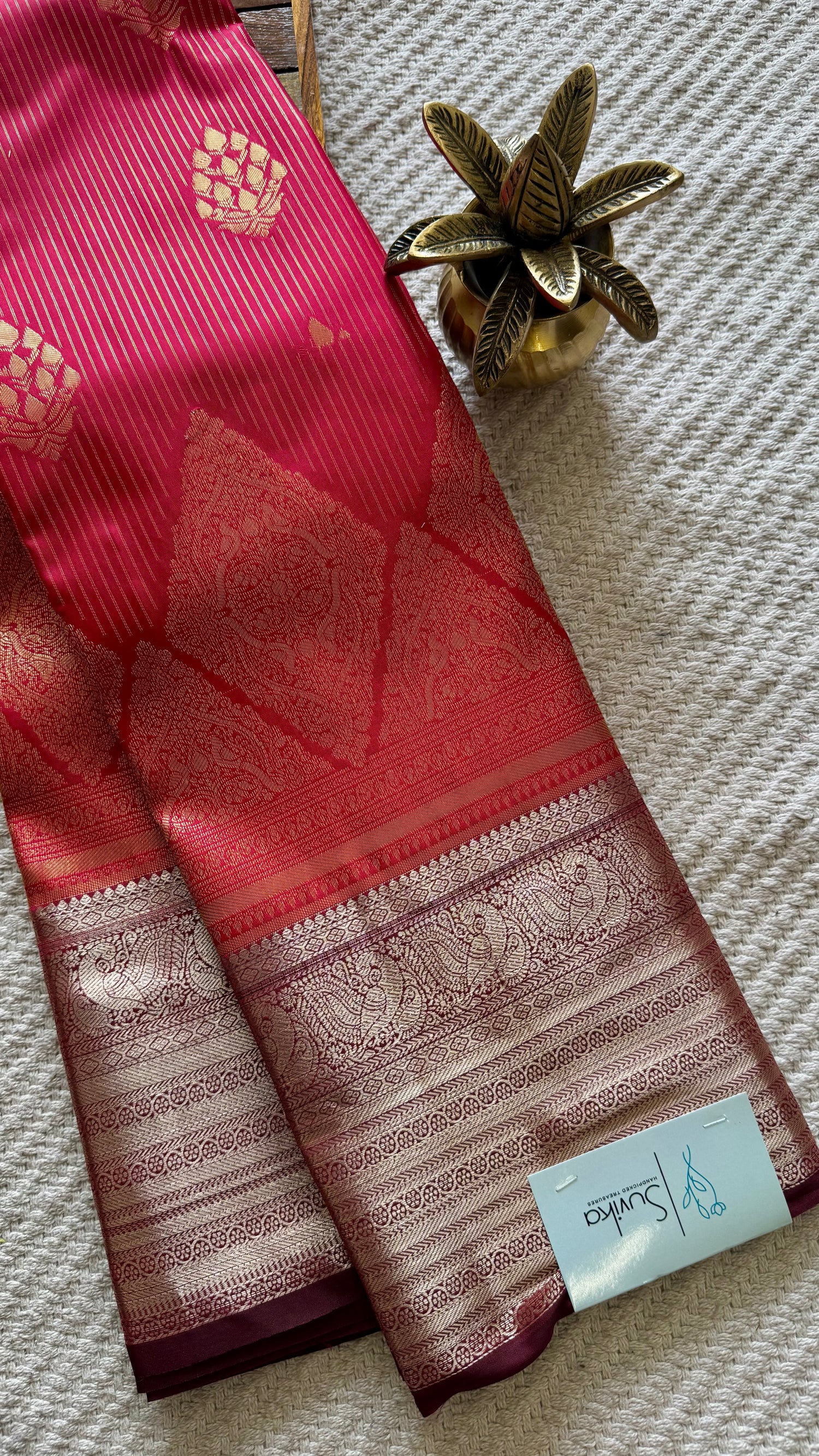 KANJIVARAM SILK SAREE SSUV5614-PINK