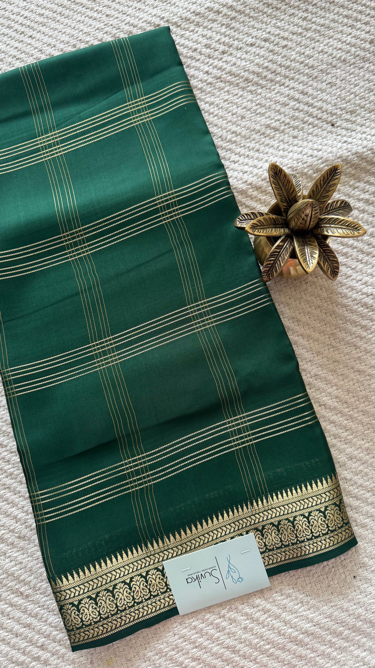 MYSORE CREPE 01 SUV5807-BOTTLEGREEN