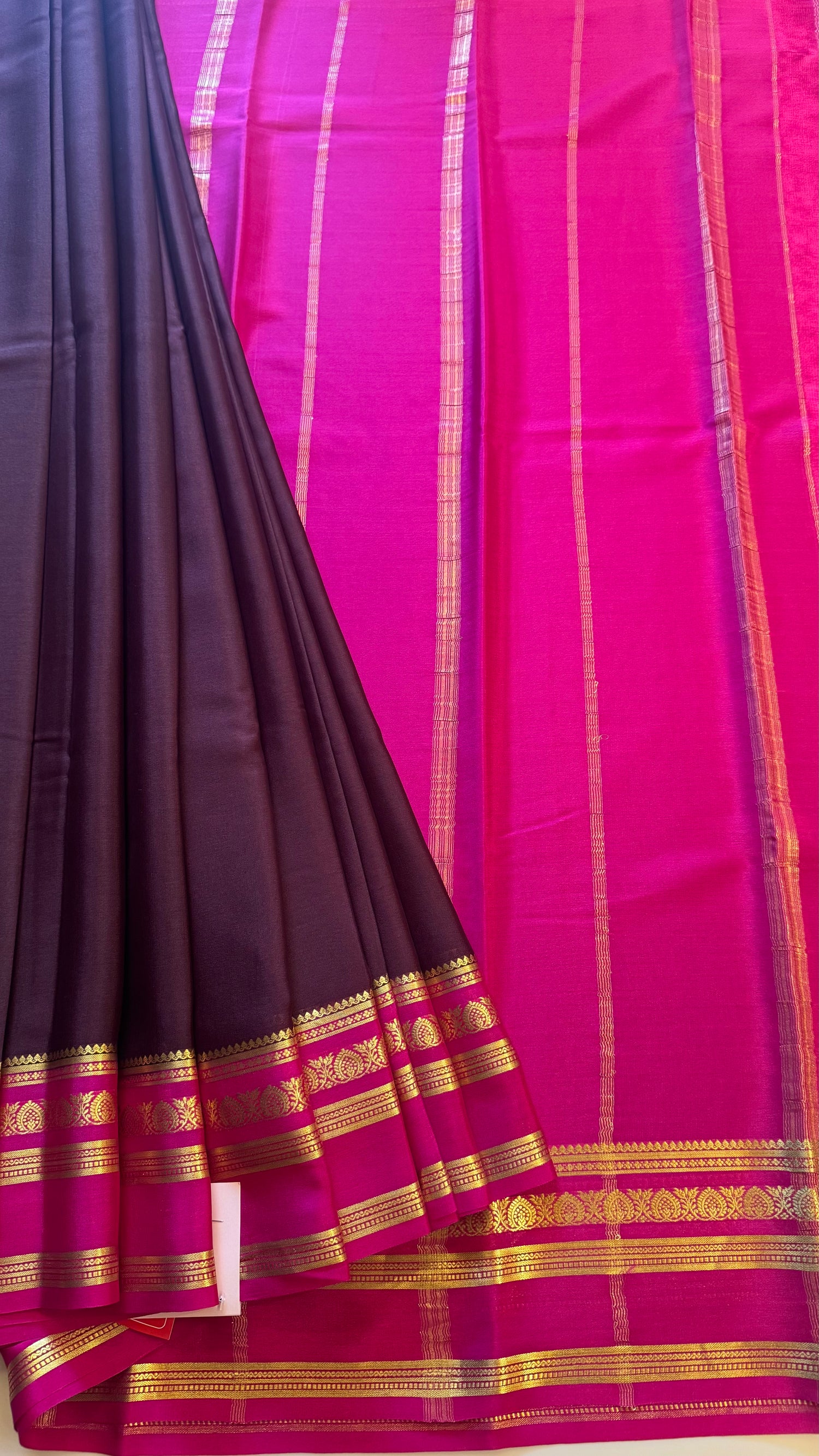 PURE MYSORE CREPE PSH261-COFFEEBROWN