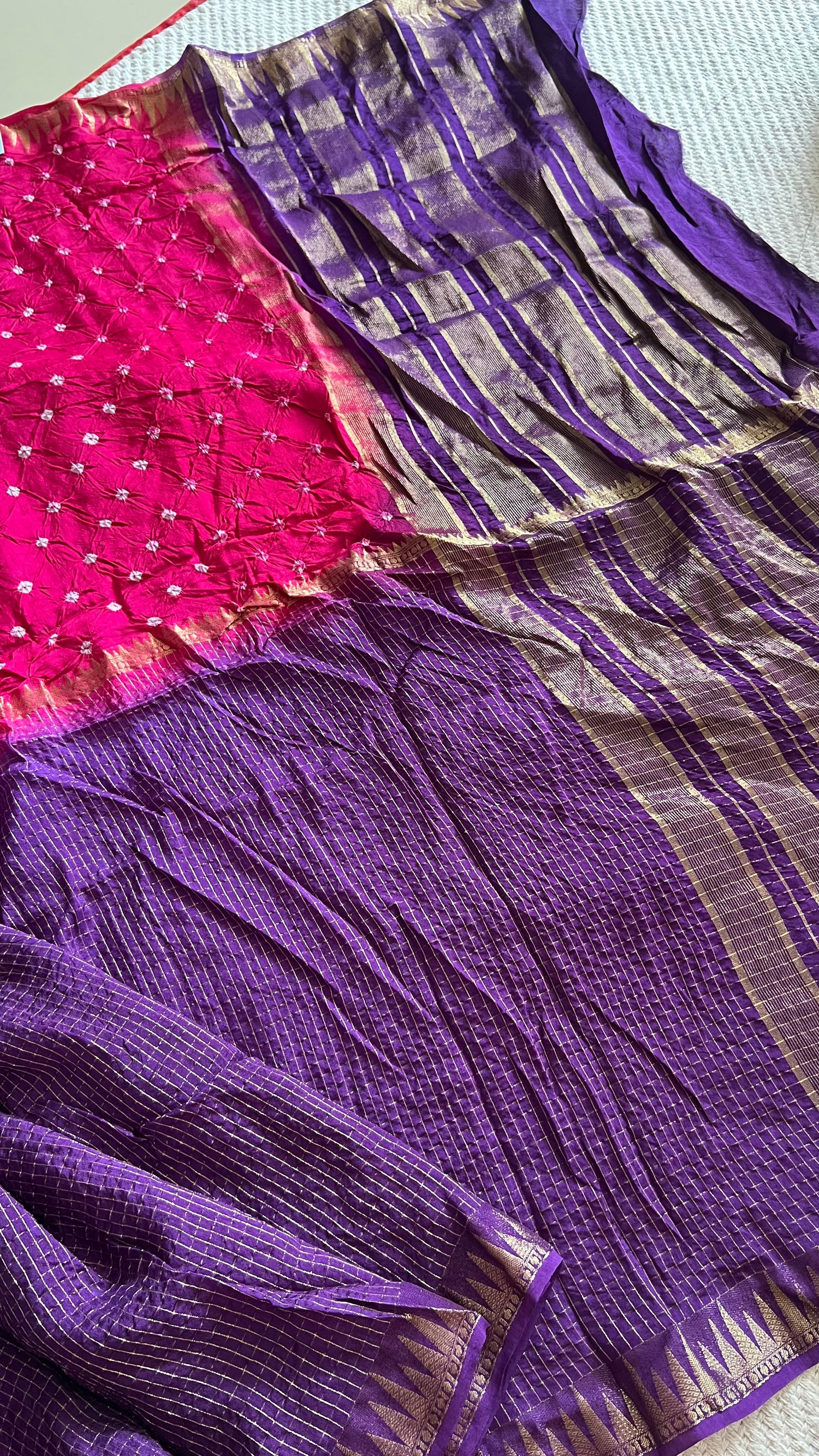 SUV5382-PINK WITH PURPLE