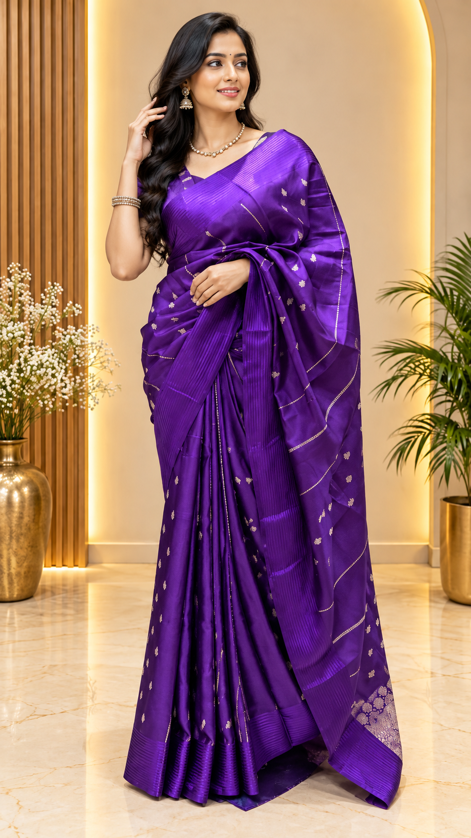 SEMI SILK SUV5802-PURPLE