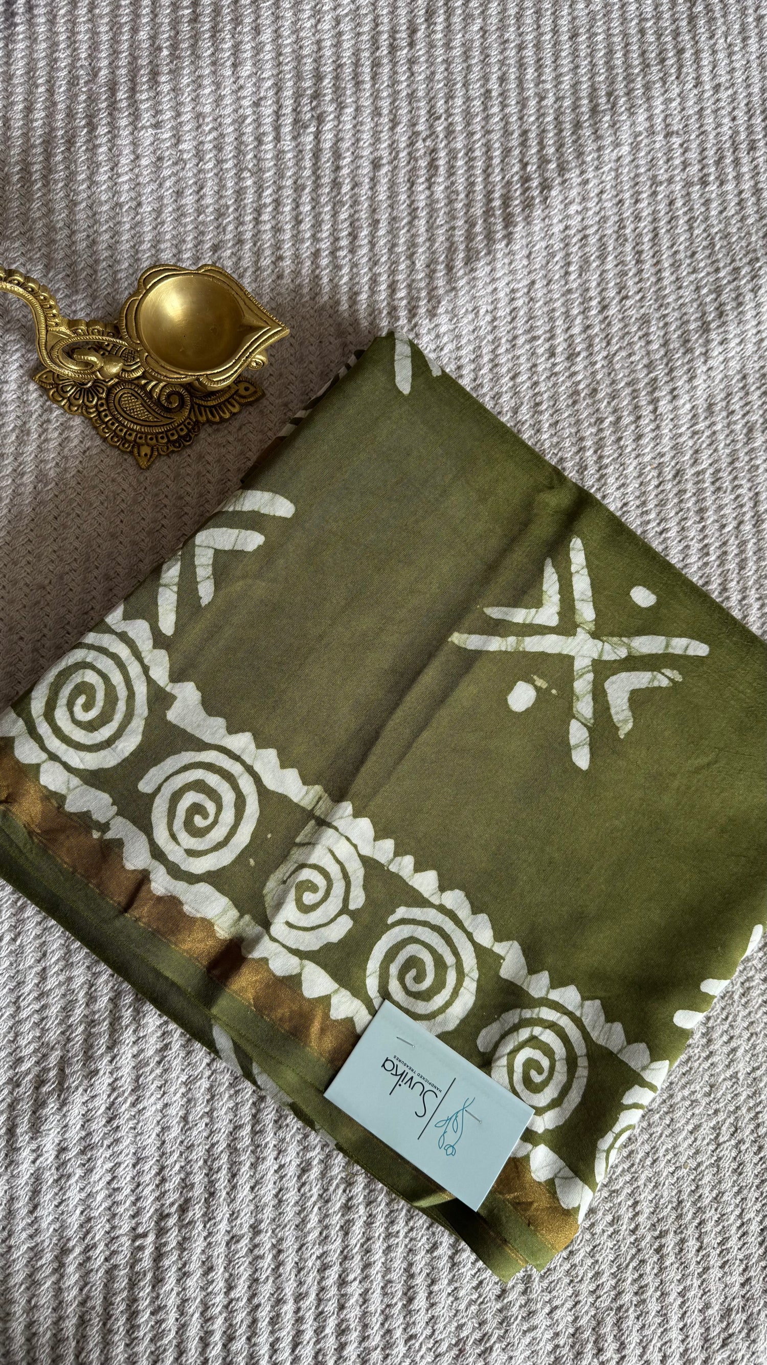 MAHESHWARI COTTON SAREE SUV4984-GREEN