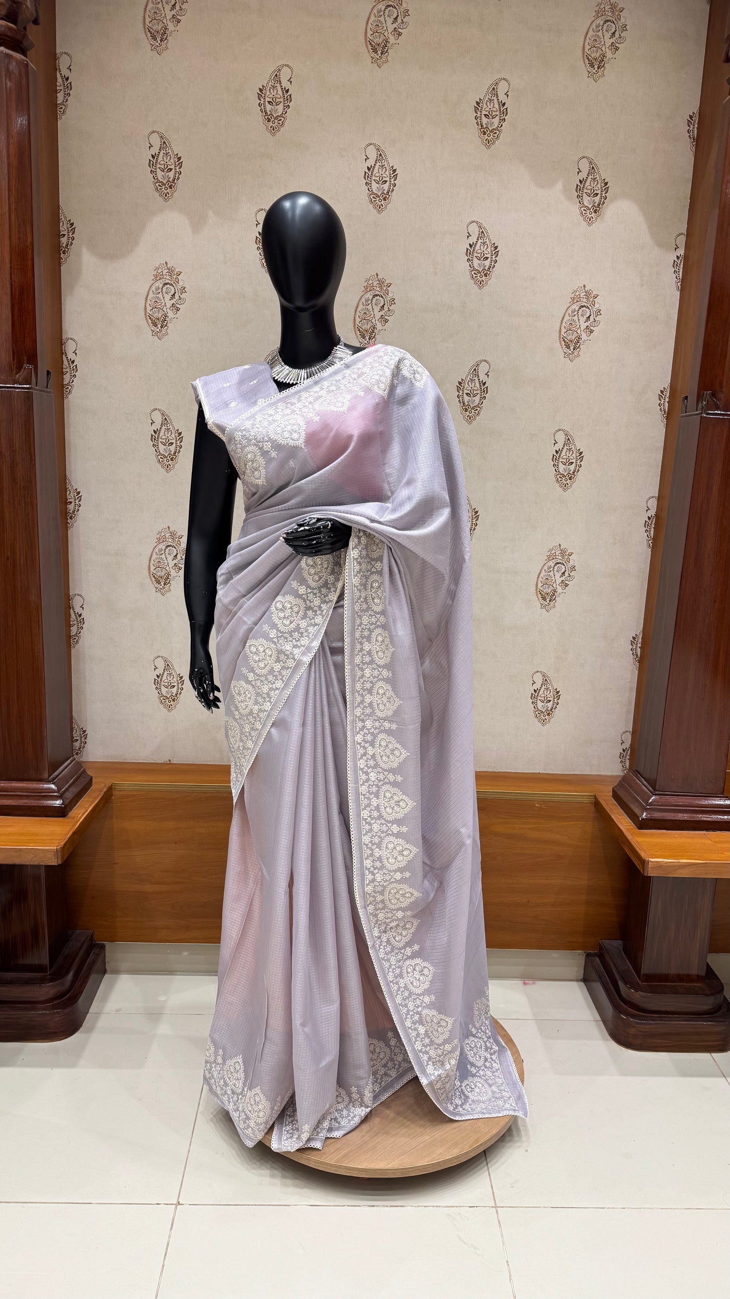 KOTA SILK SAREE SUV5591-LAVENDER