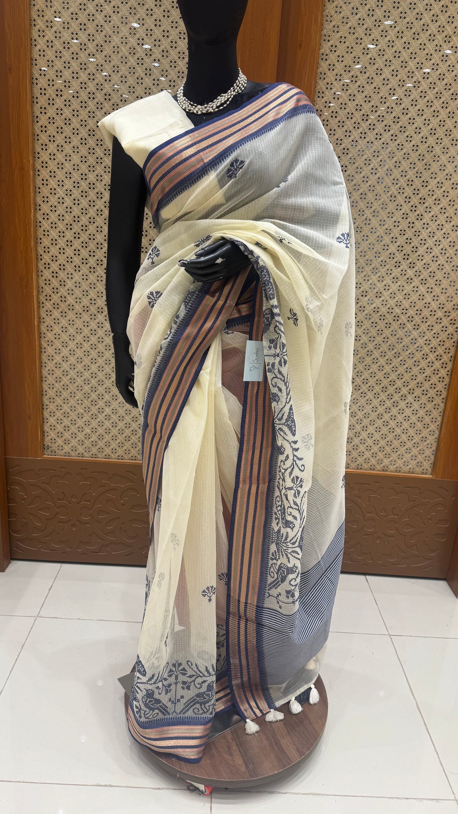 KOTA SILK SAREE SUV5510-BLUE