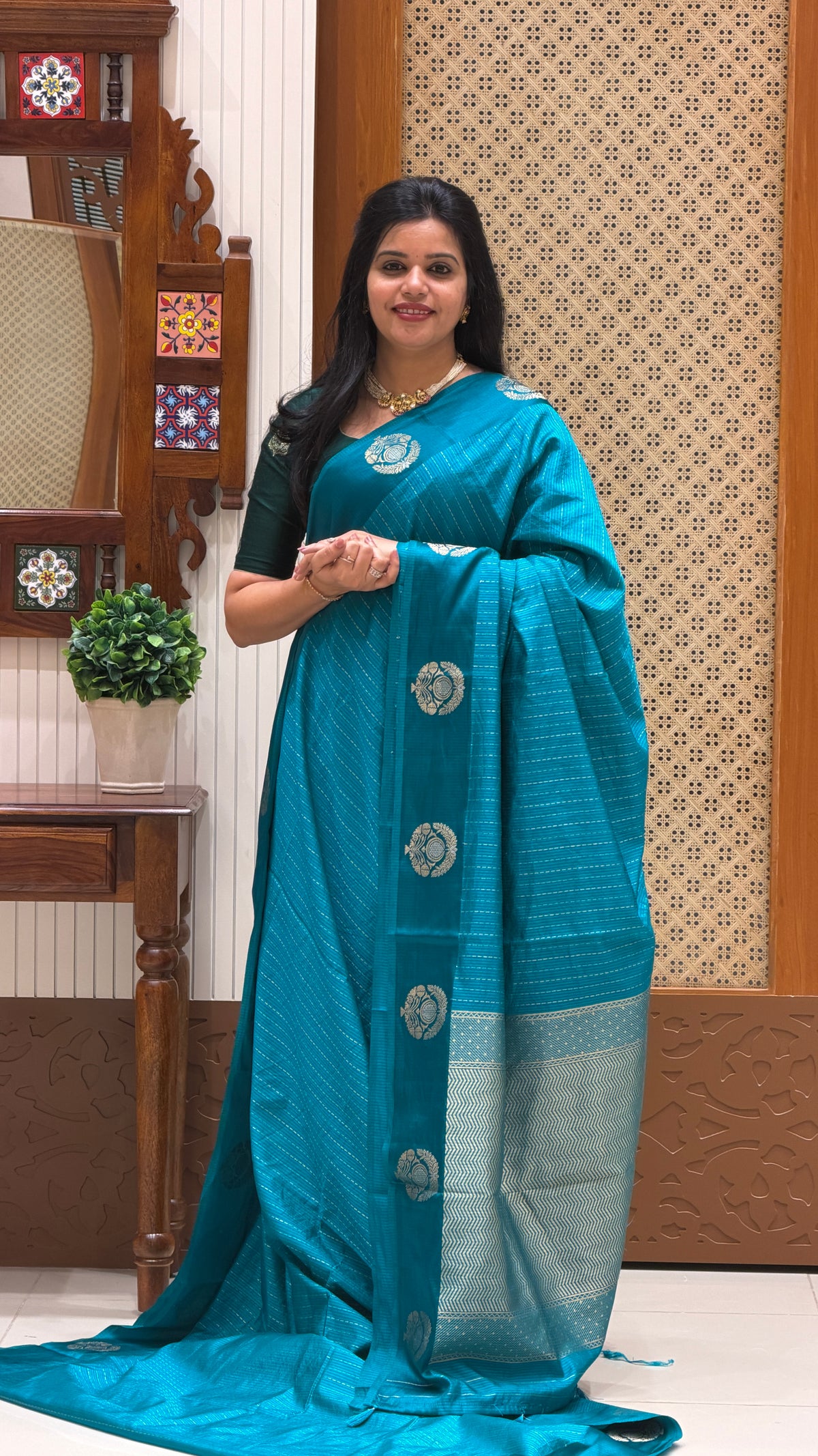 BANARASI SILK SUV5734-RAMAGREEN