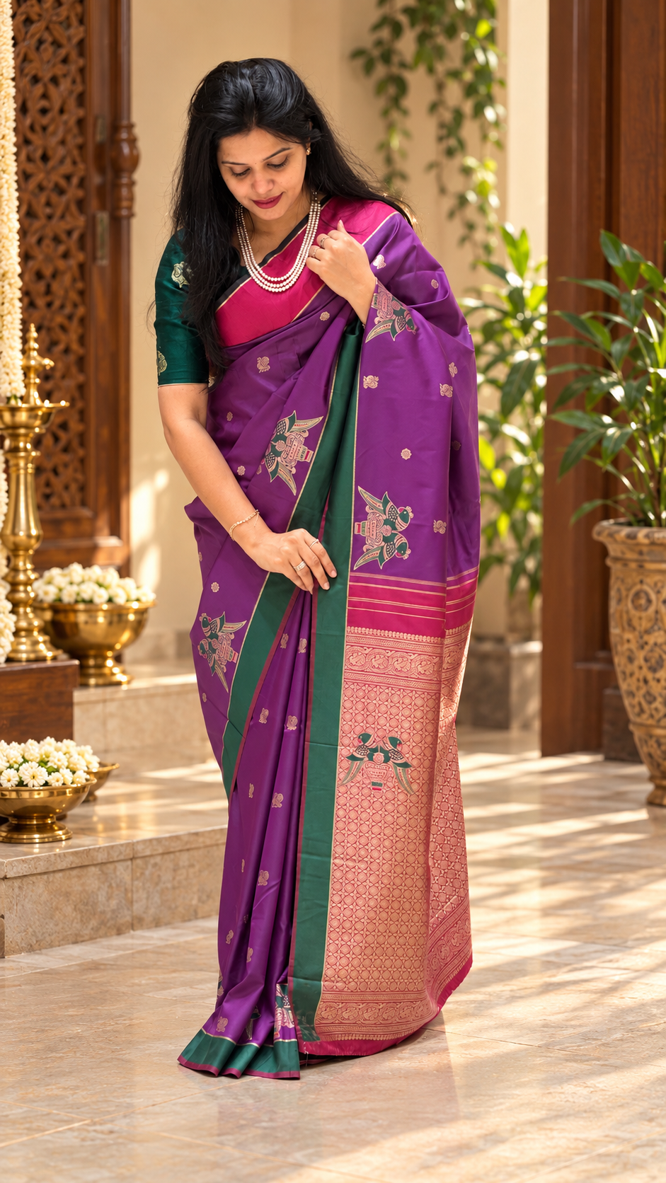 SUV5831 - PURPLE SOFT SILK
