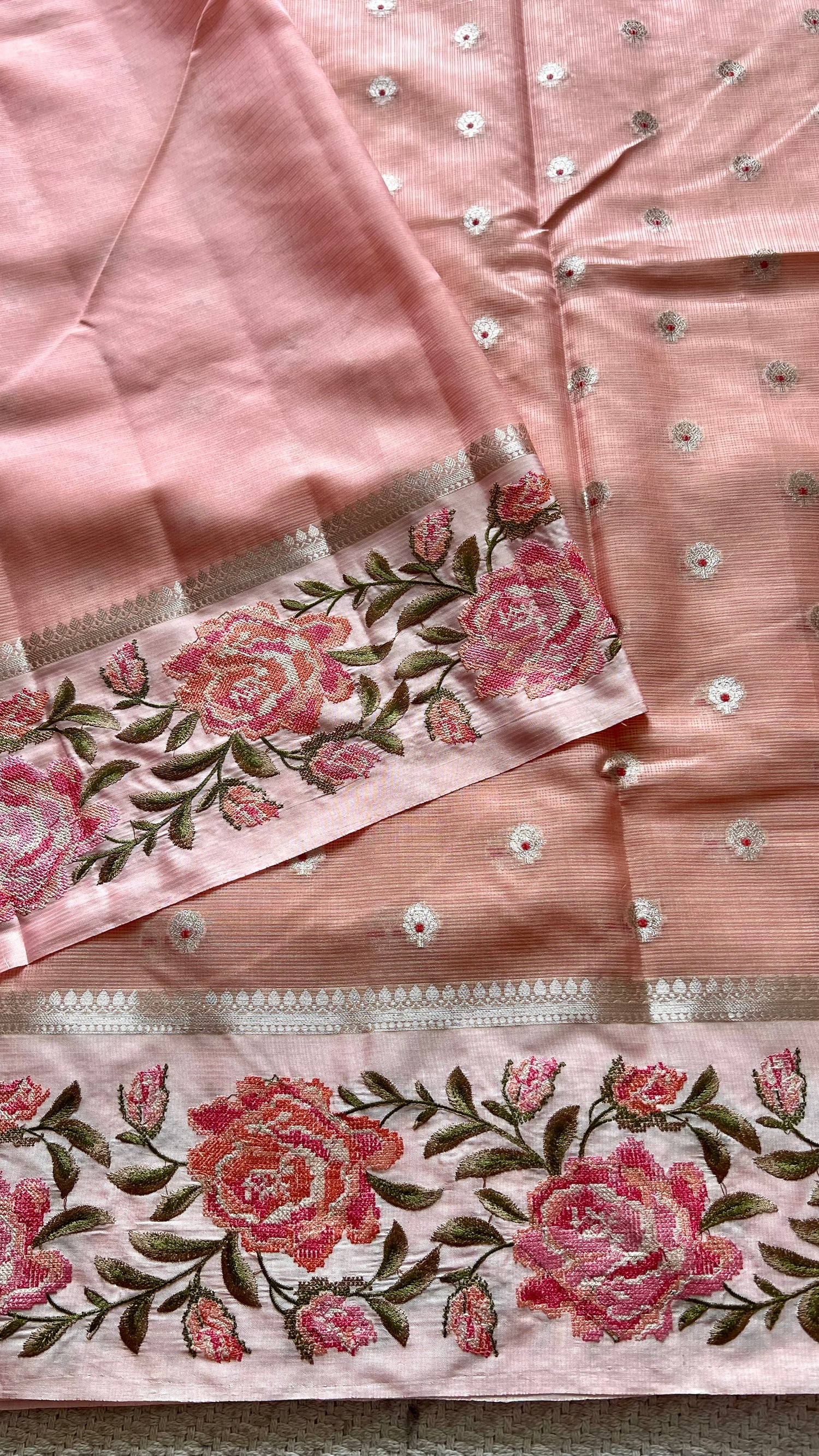 KOTA SILK SAREE SUV5587-PEACH