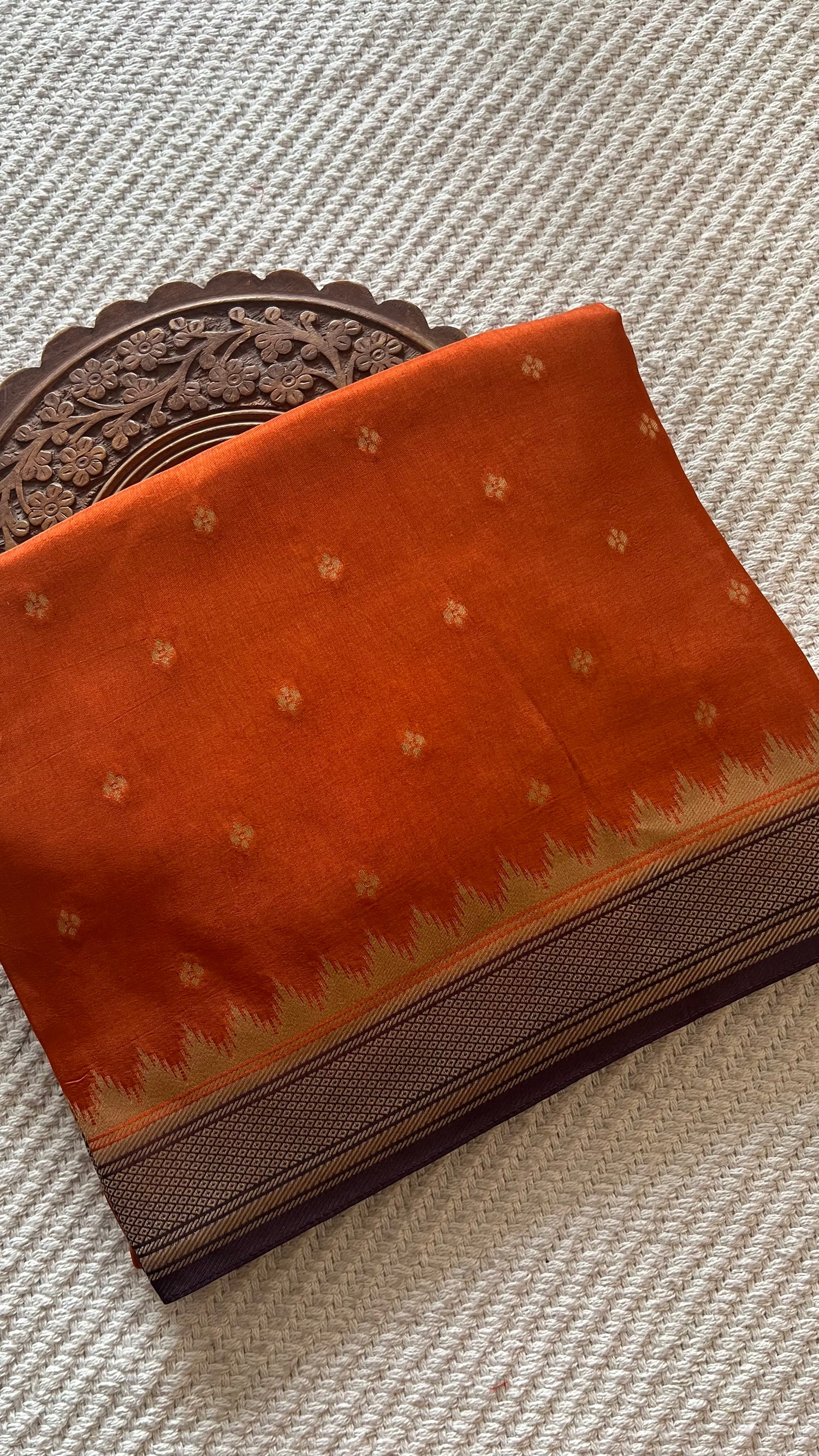 SUV4492-RUSTORANGE WITH COFFEEBROWN