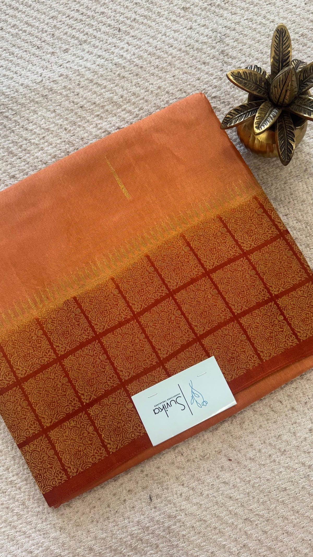 DOLA CREPE SILK SAREE SUV5872-PEACH
