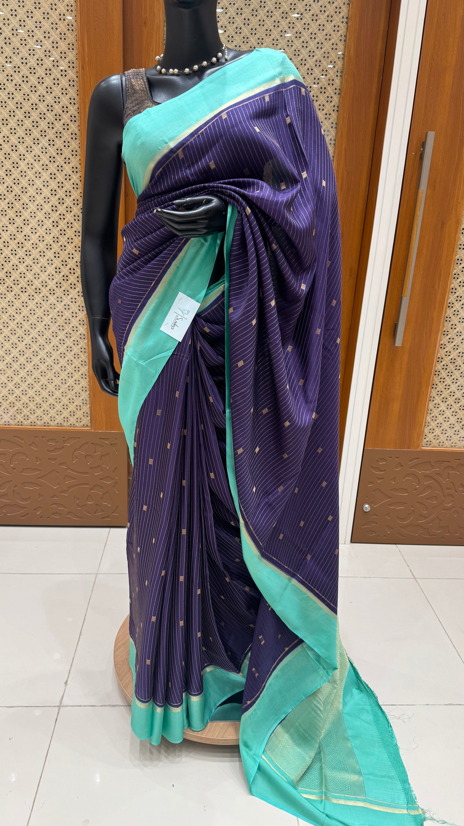 SUV4802-PURPLE WITH SEAGREEN