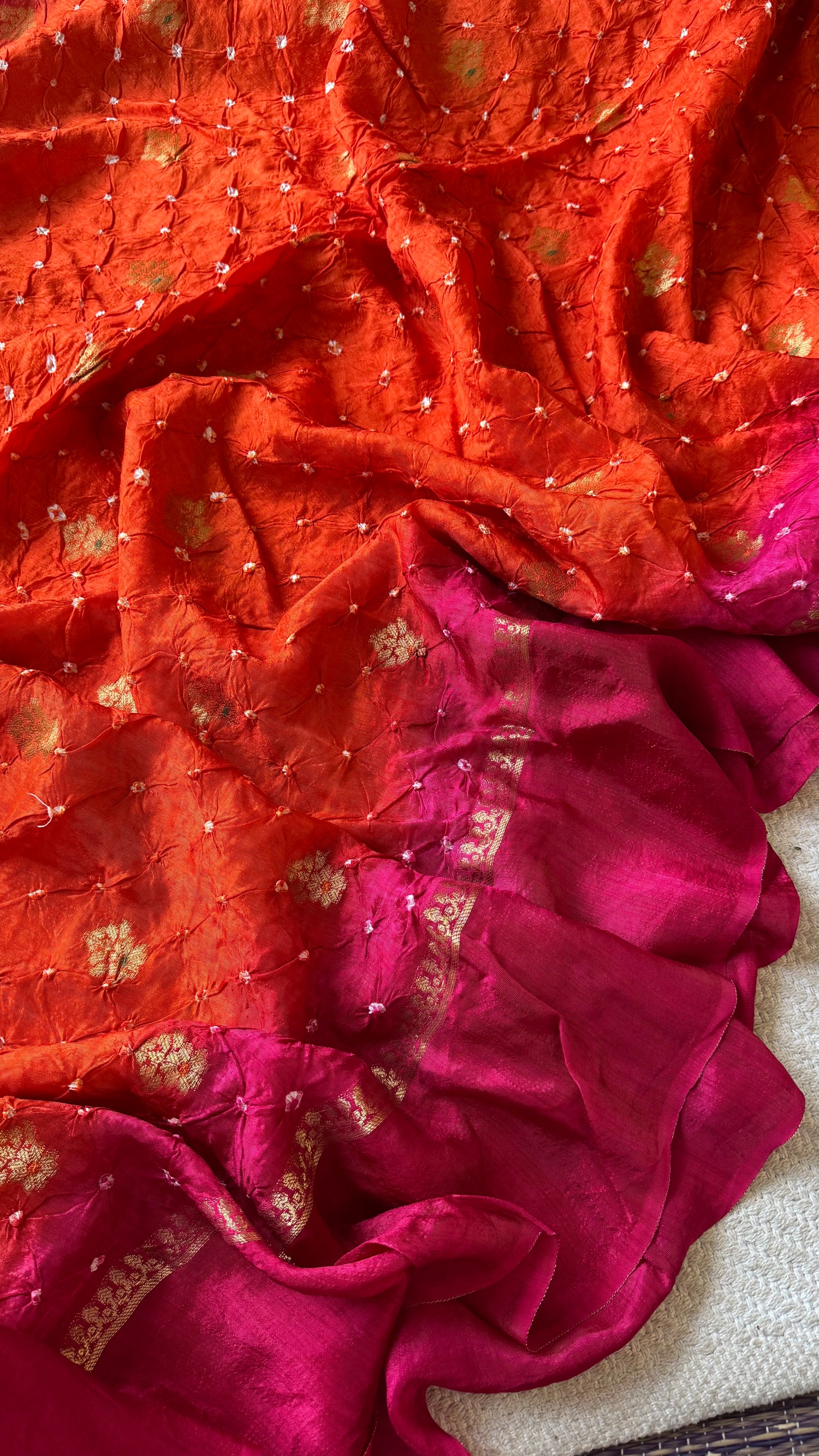 SUV4446-ORANGE WITH PINK