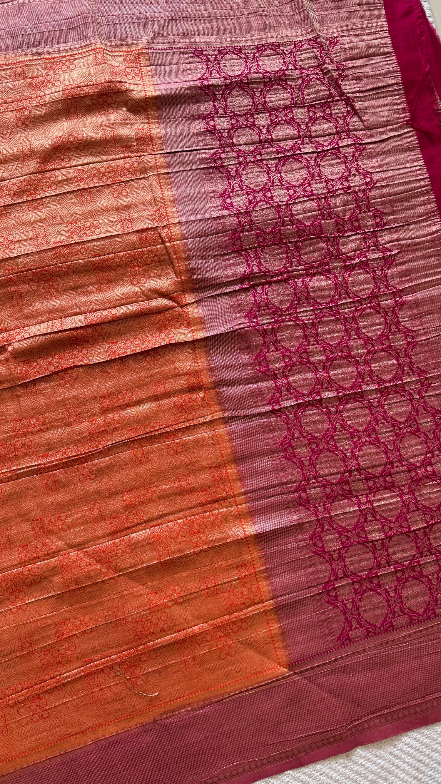 BANARASI GEORGETTE SUV5649-ORANGE