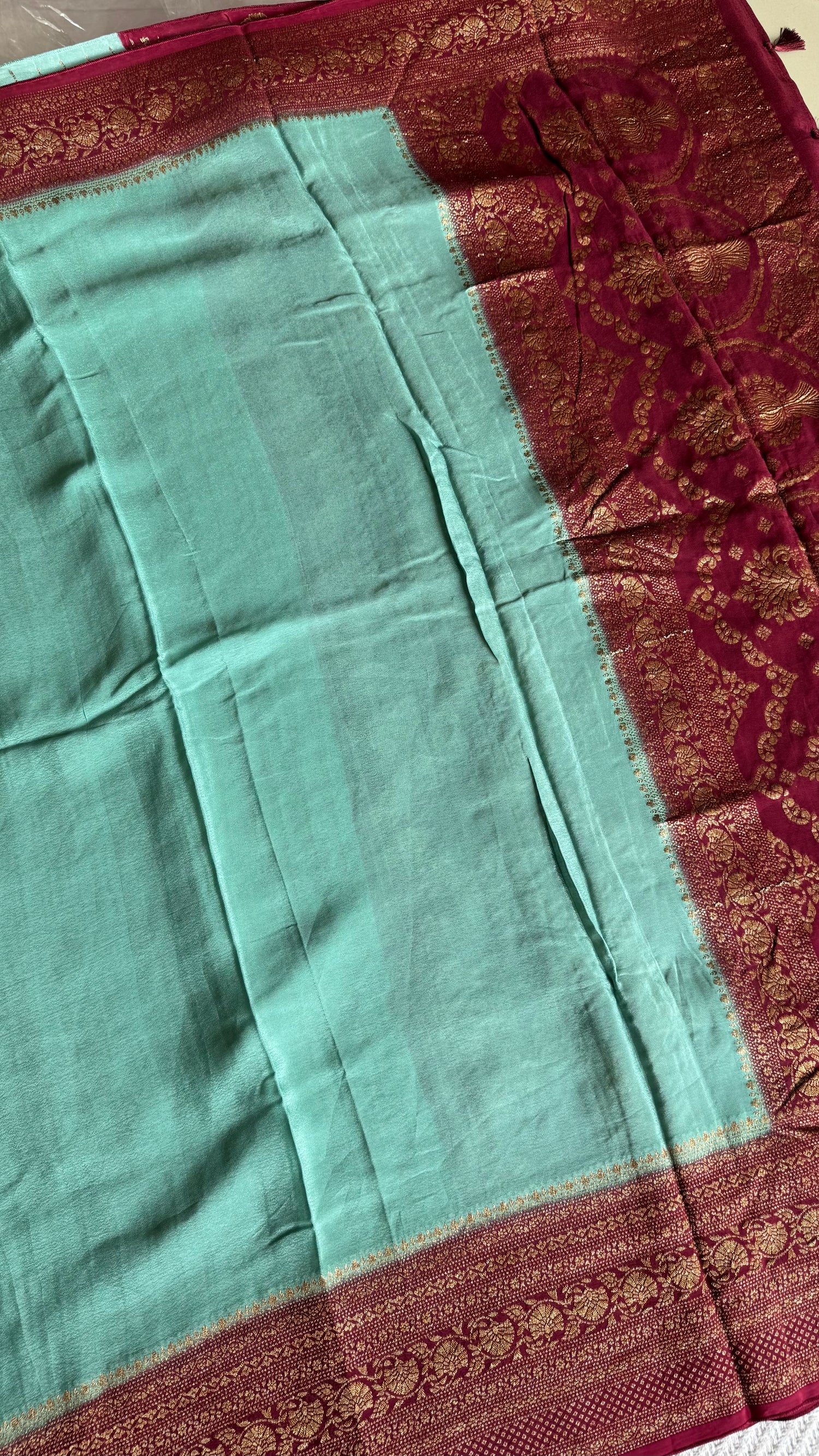 SUV4735-SEAGREEN WITH PINK