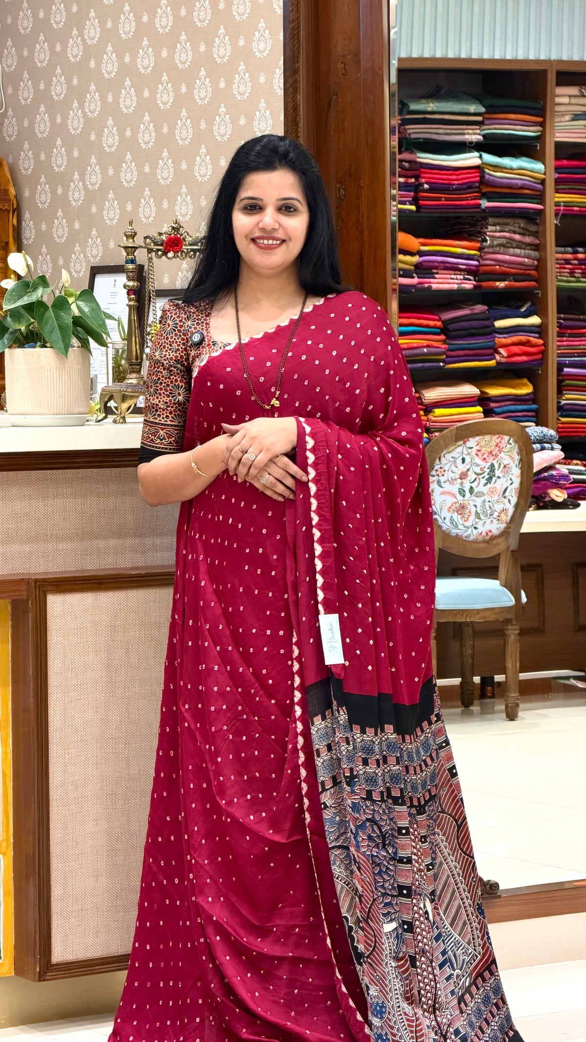 MODAL SILK BANDHINI SUV5120-PINK