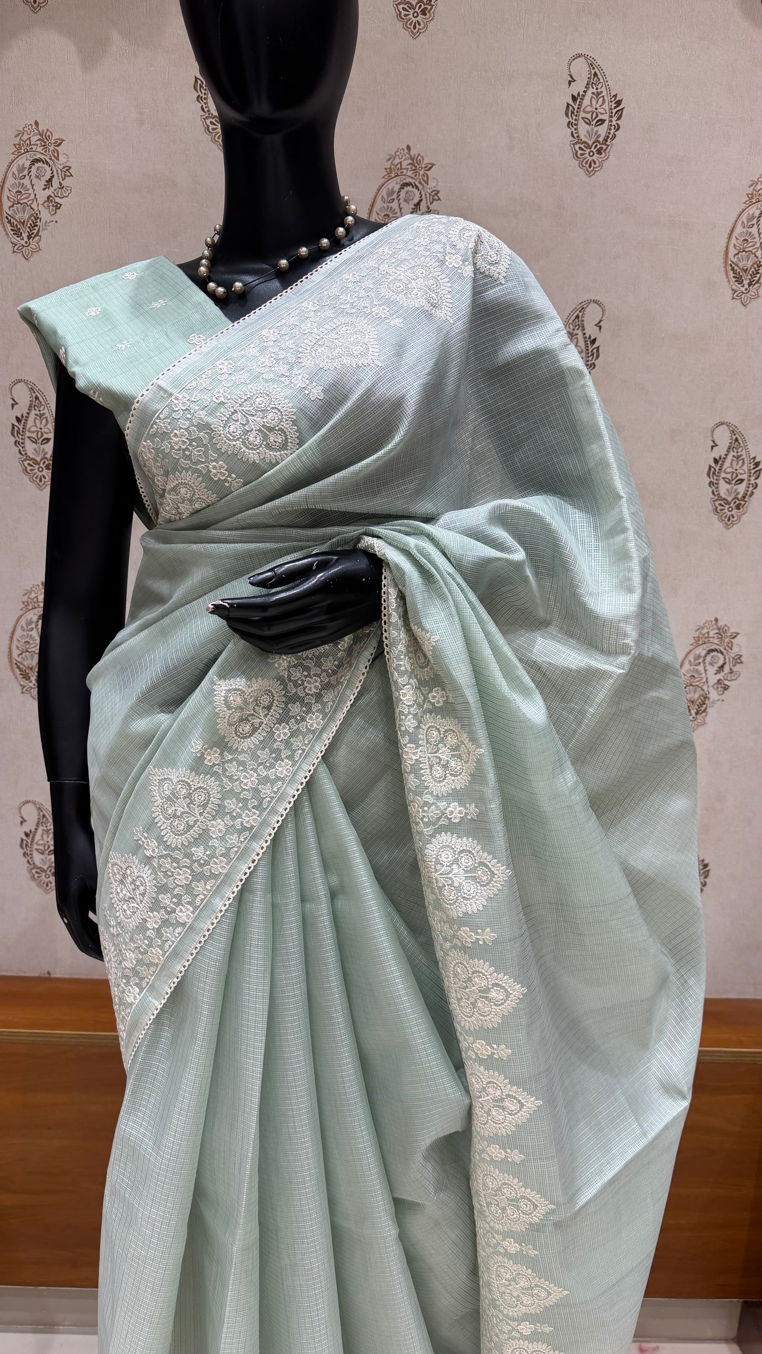 KOTA SILK SAREE SUV5591-SEABLUE