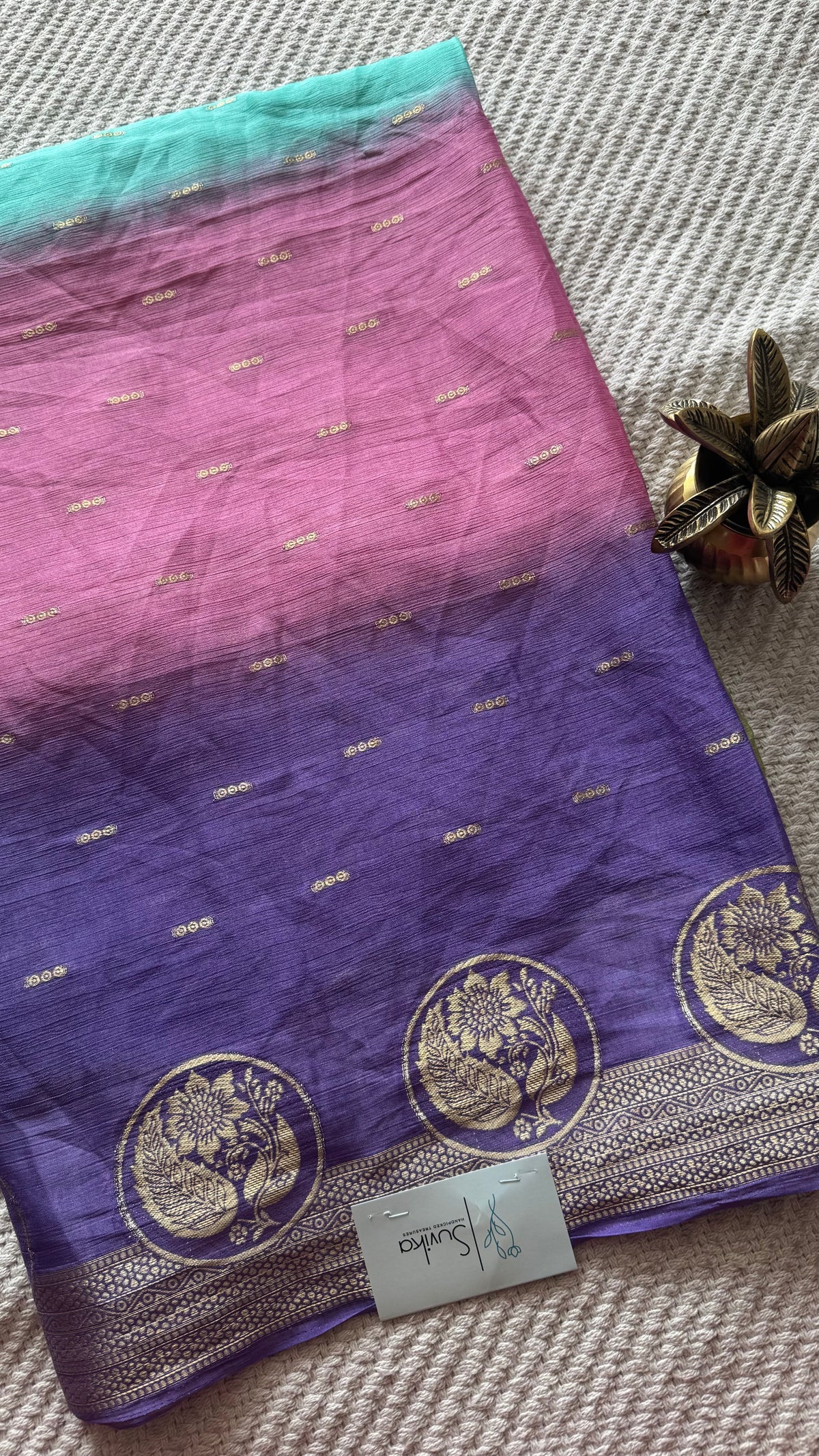 GEORGETTE SAREE SUV5939-LILAC