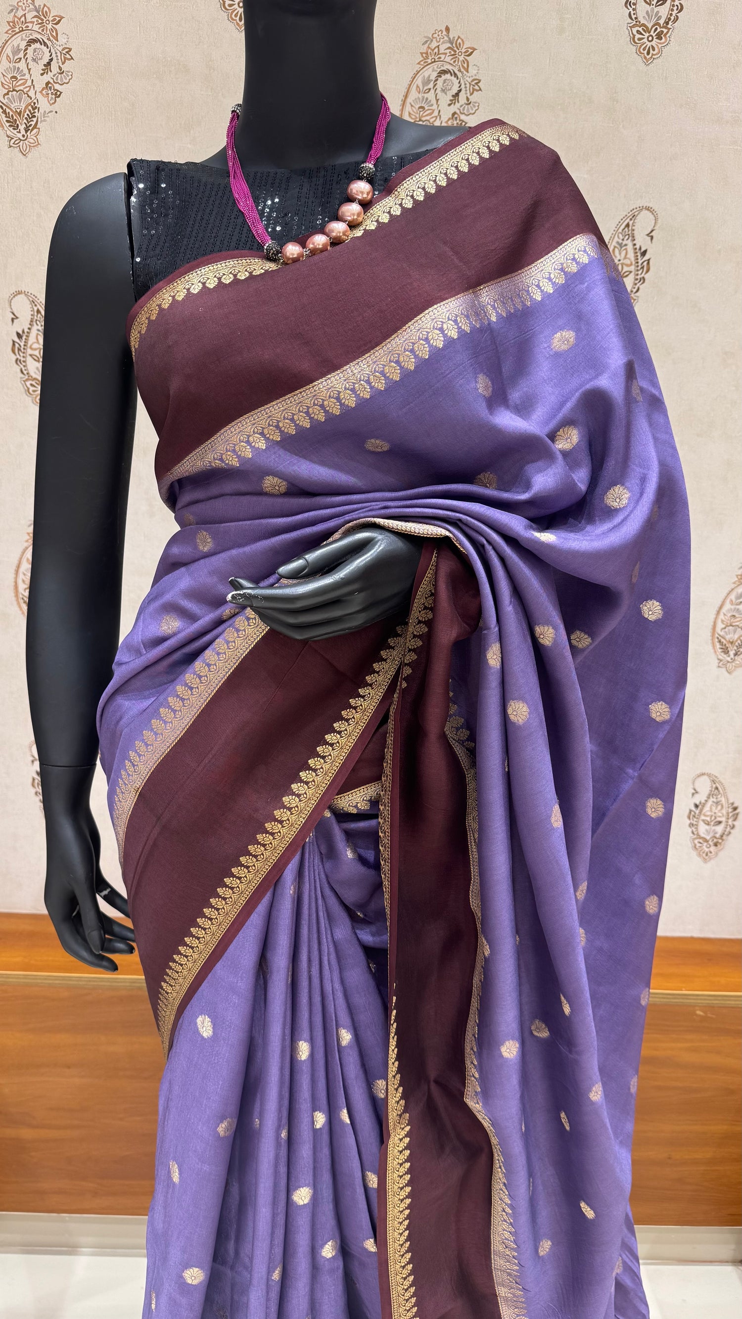 SUV4094-LAVENDER WITH BROWN