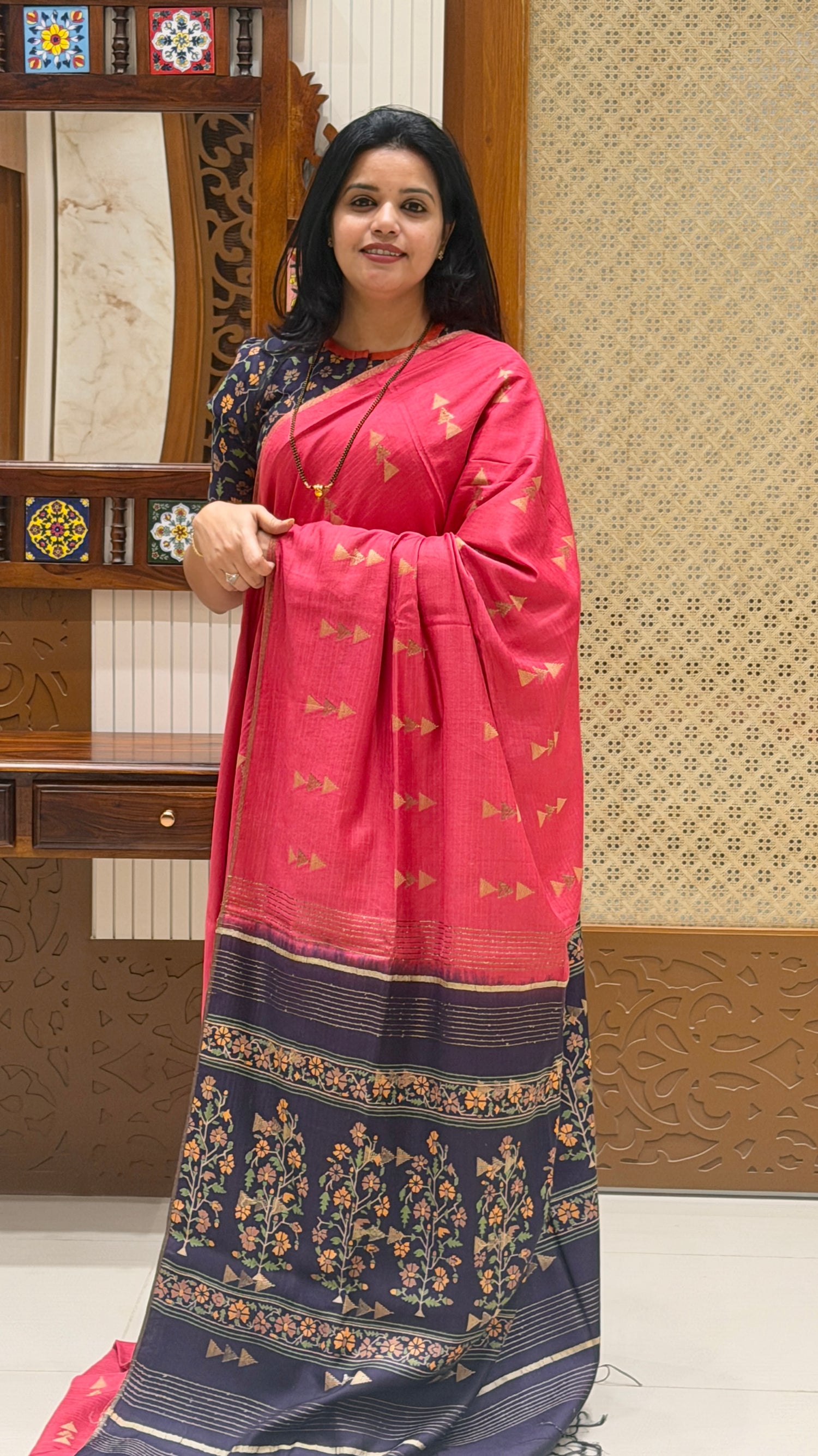 SUV3925-PINK WITH BLUE