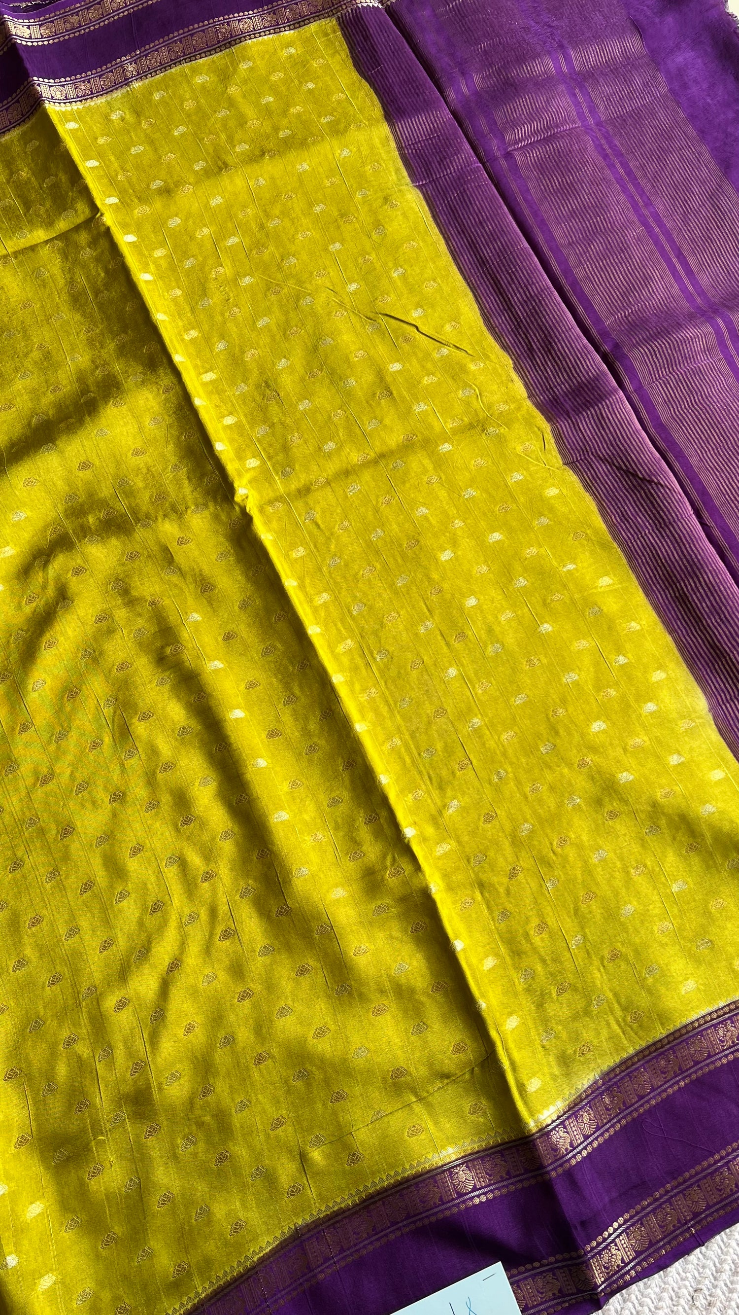 CRAPE SILK SUV5703-MINTGREEN WITH PURPLE