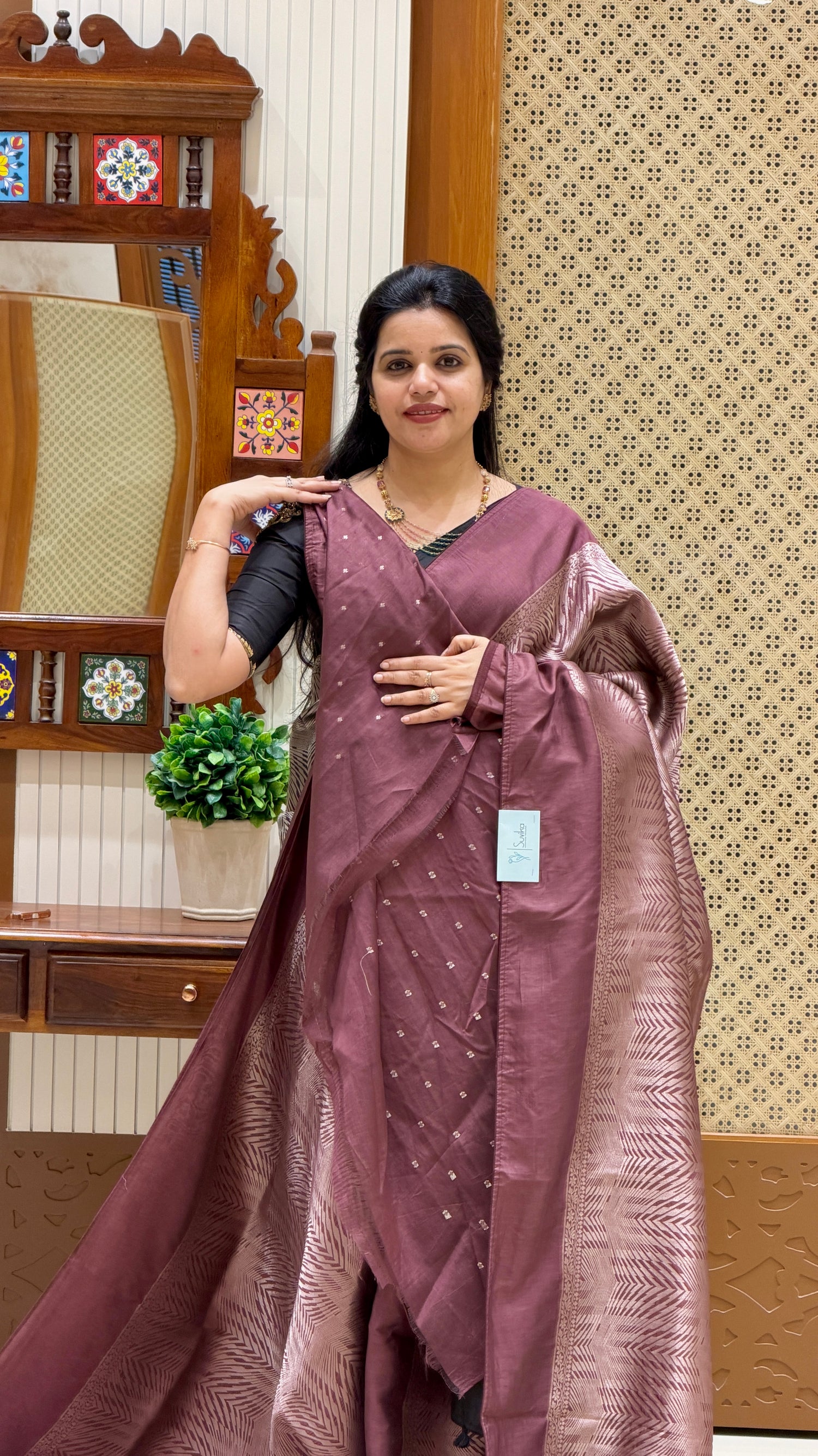 KOSA SILK SAREE SUV5384-GRAPE