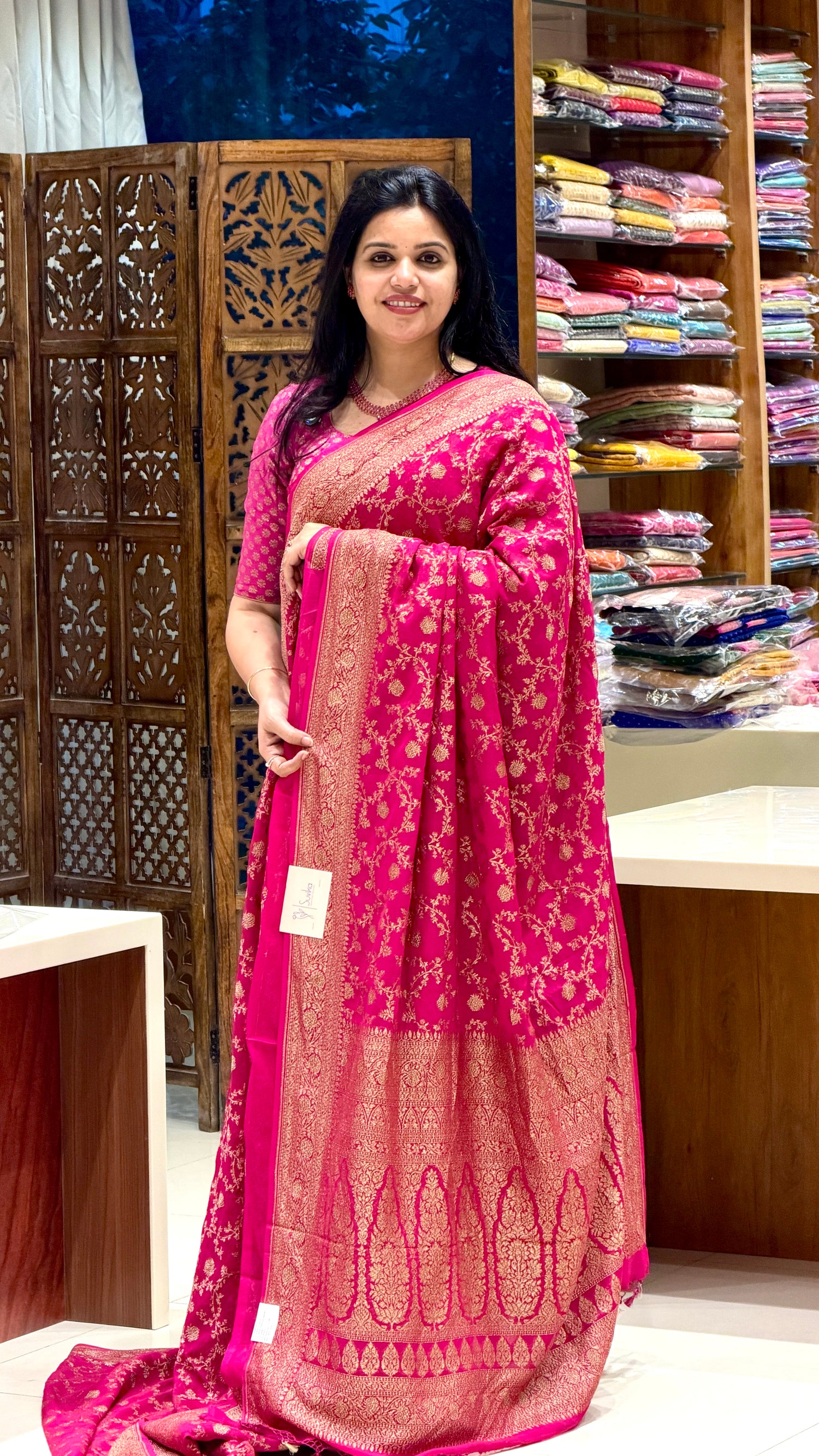 PURE BANARASI GEORGETTE PSGM439-PINK