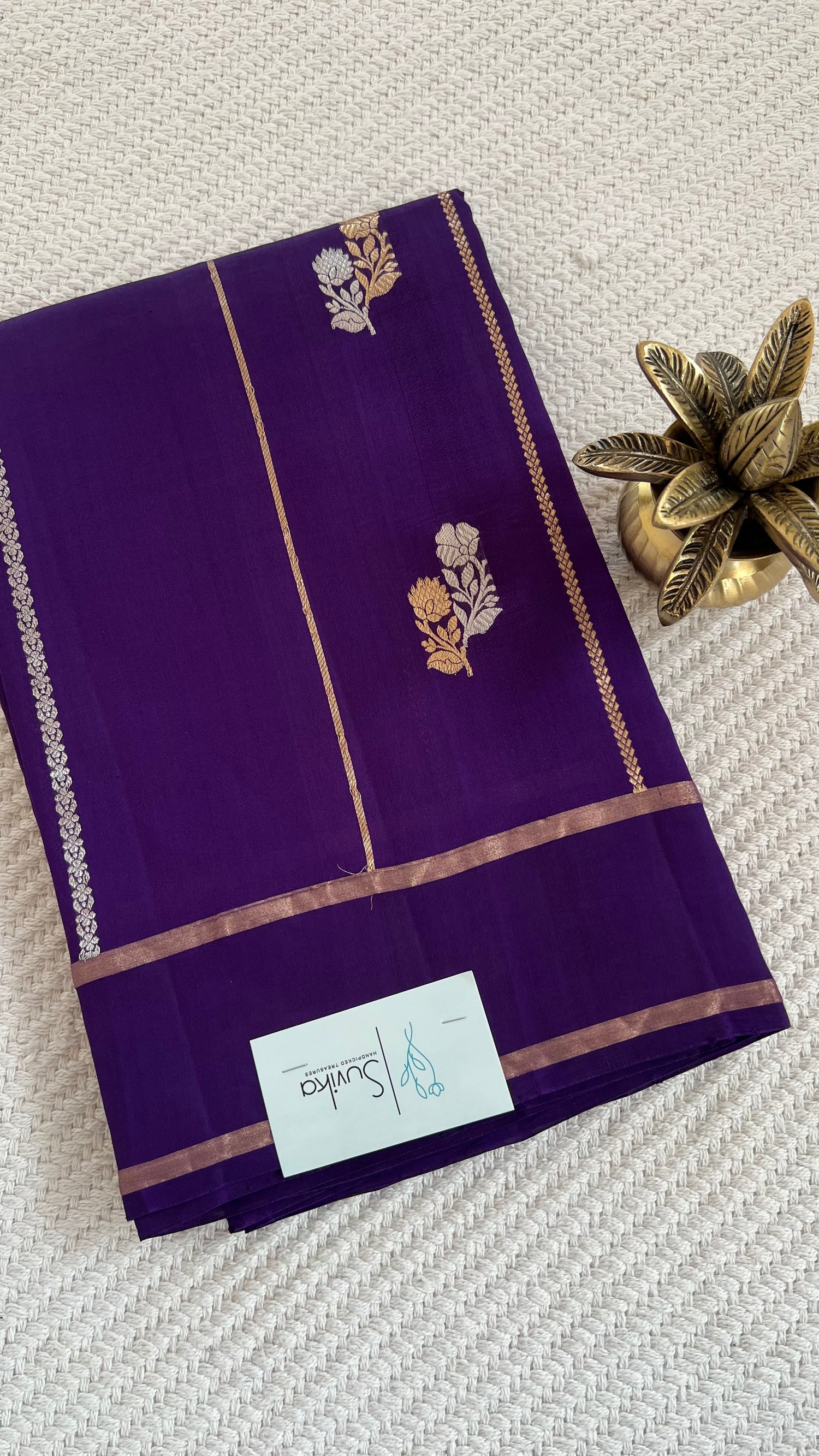 PSUV243-PURPLE PURE MANGO SILK SAREE