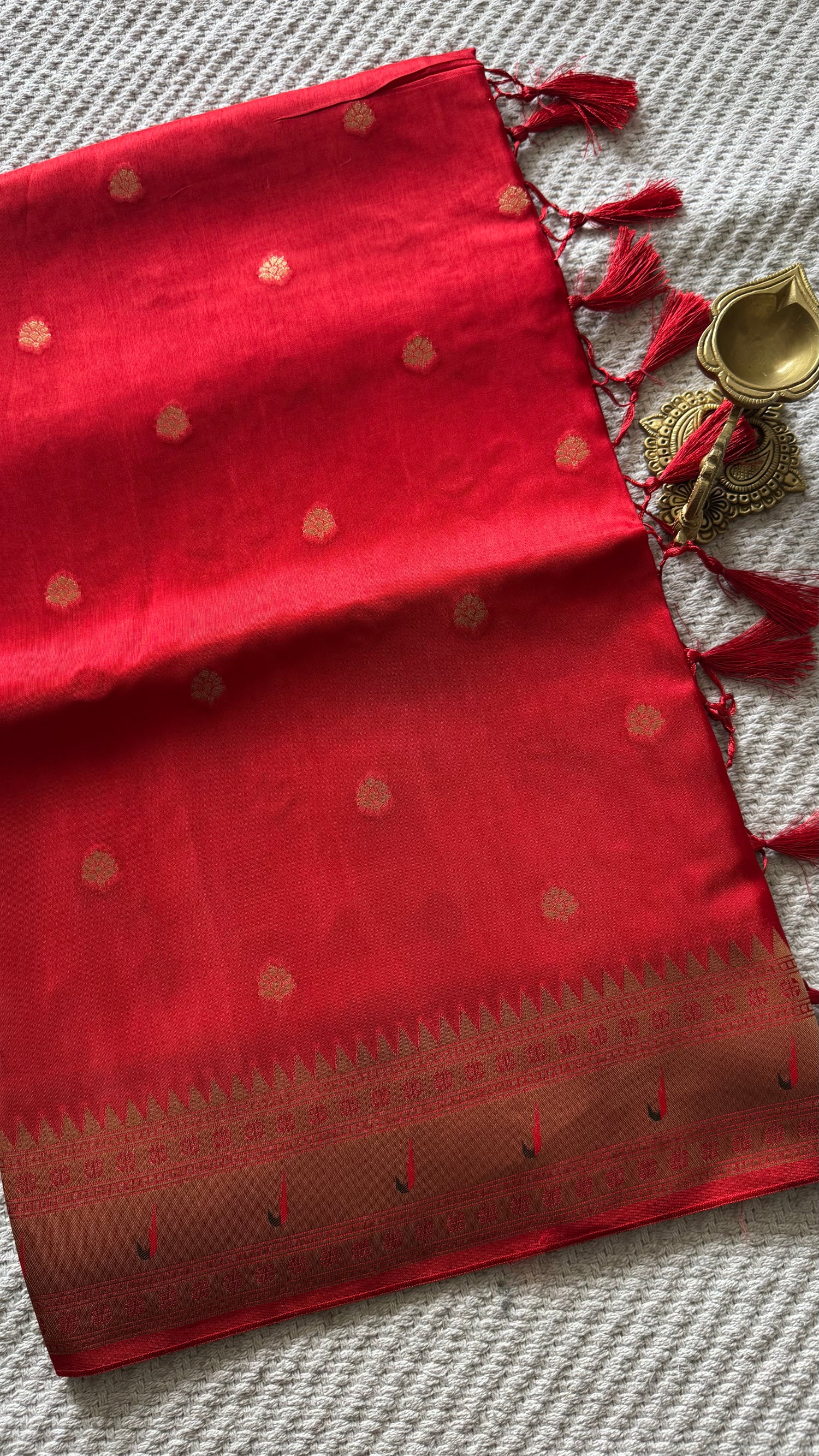 CREPE SILK SUV5647-RED