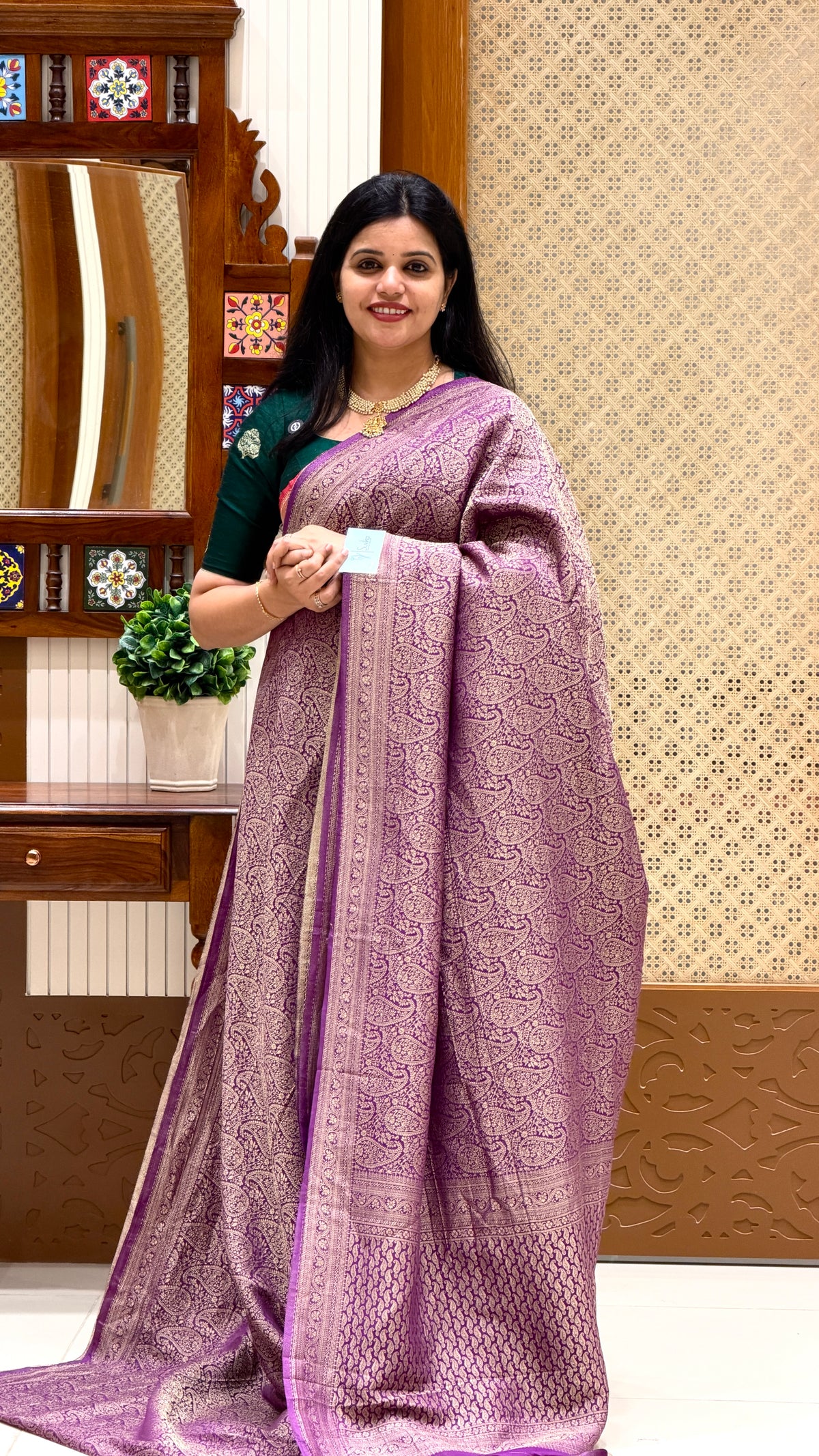 CRUSH GEORGETTE SUV5782-PURPLE