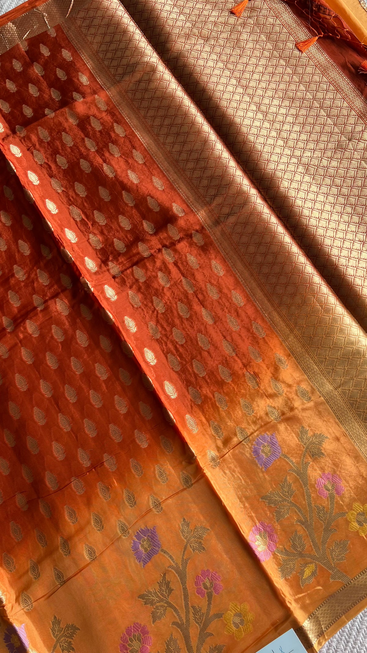 CREPE SILK SUV5656-ORANGE
