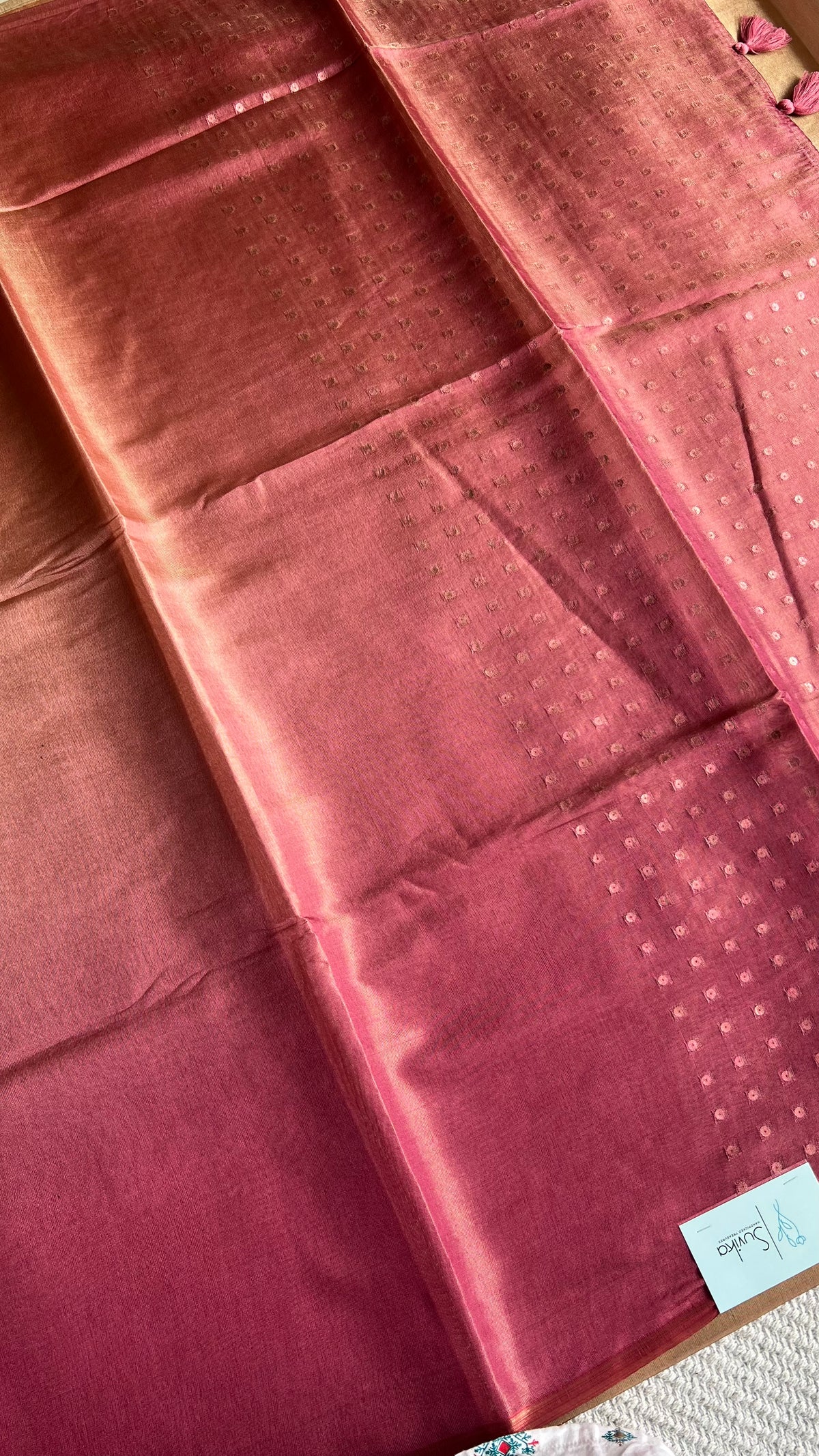 TISSUE SAREE SUV5619-ONIONPINK