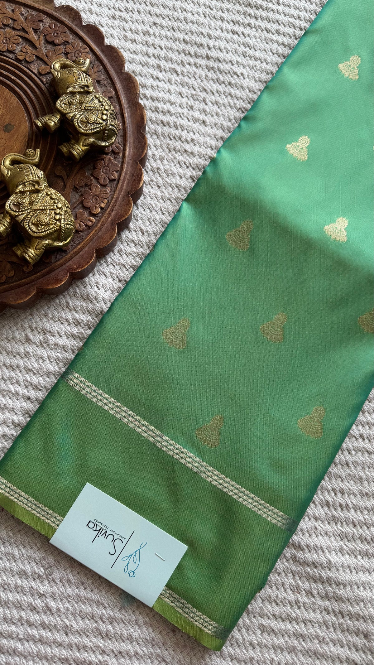 SEMI SILK SUV5840-SEAGREEN