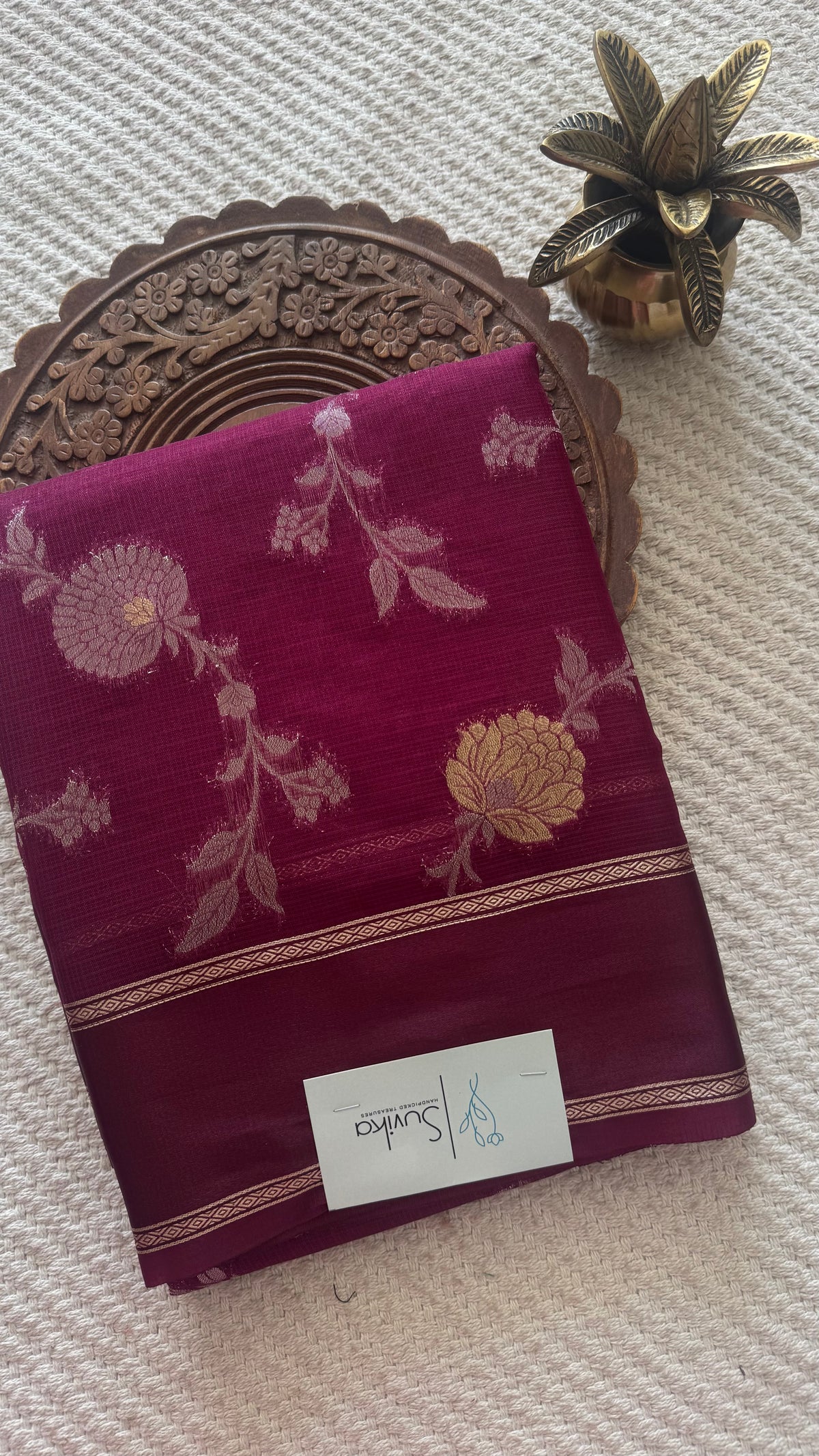 KOTA SILK SAREE SUV5889-MAGENTA