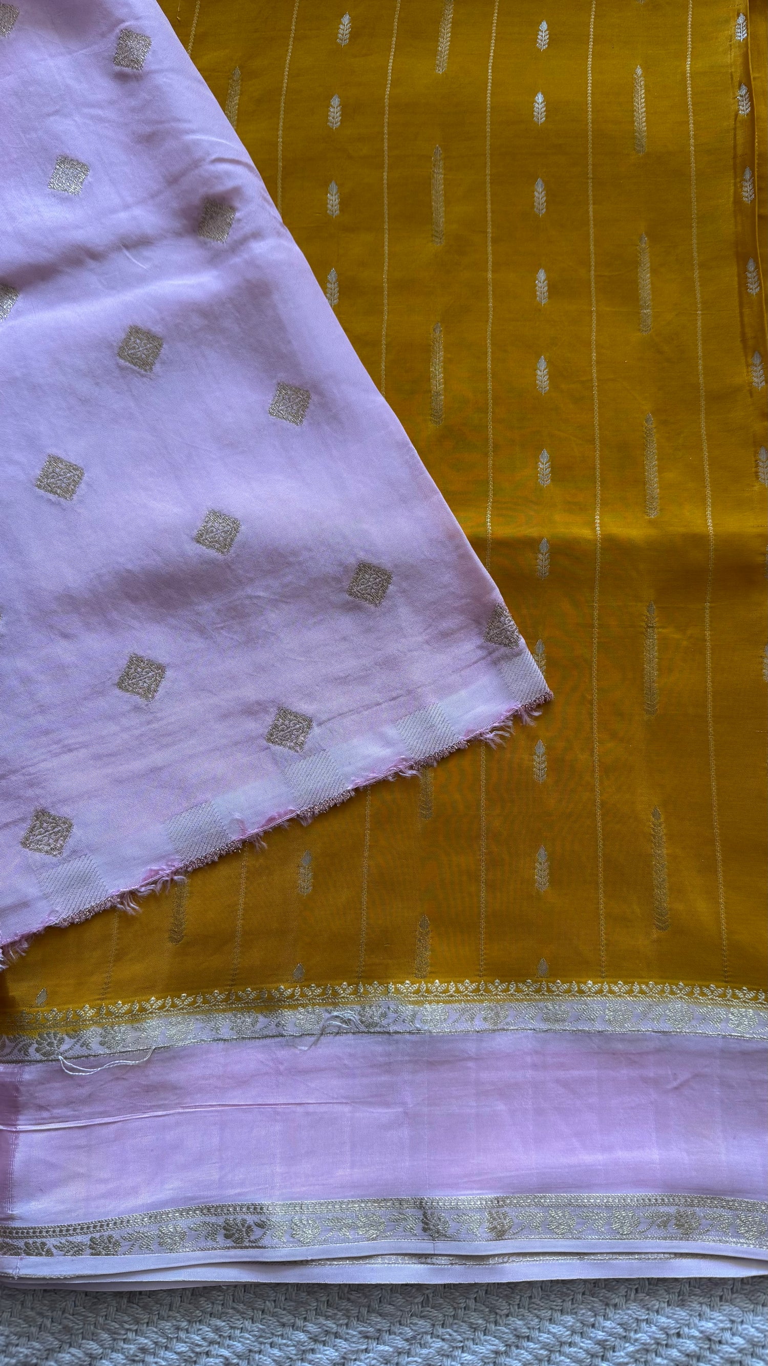 SUV4851-MUSTARD WITH BABYPINK